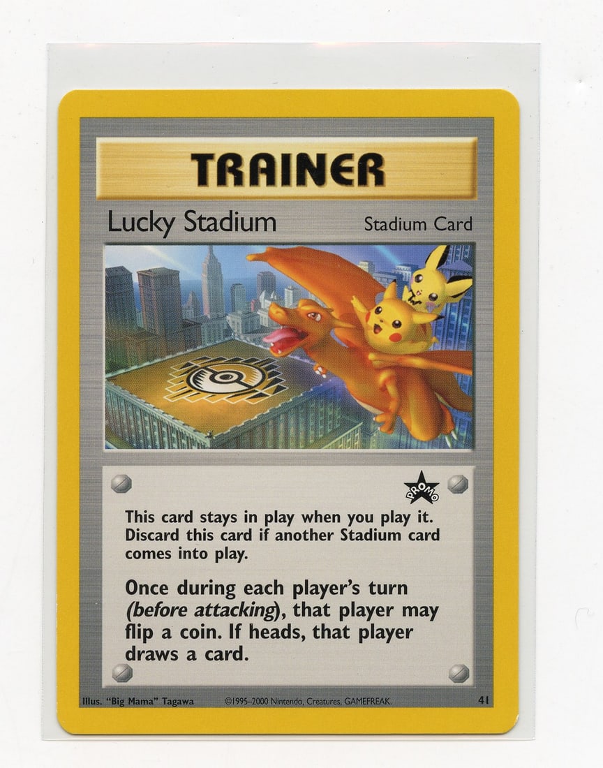Lucky Stadium #41 Black Star Promo NY Pokemon Center Opening - (LP+) (1 of 2)