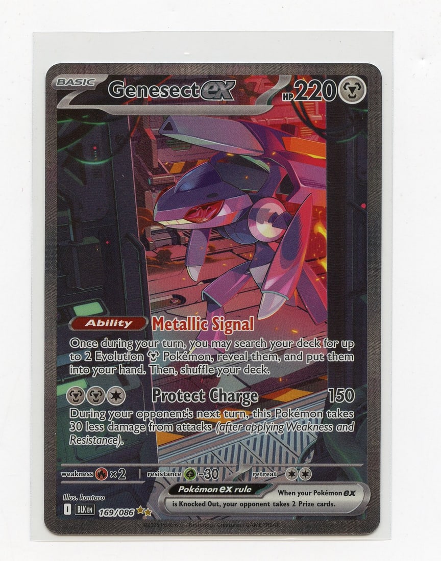 Genesect ex #169 SIR Black Bolt - (NM): Genesect ex #169 Special Illustration Rare from Black Bolt, in Near Mint condition.