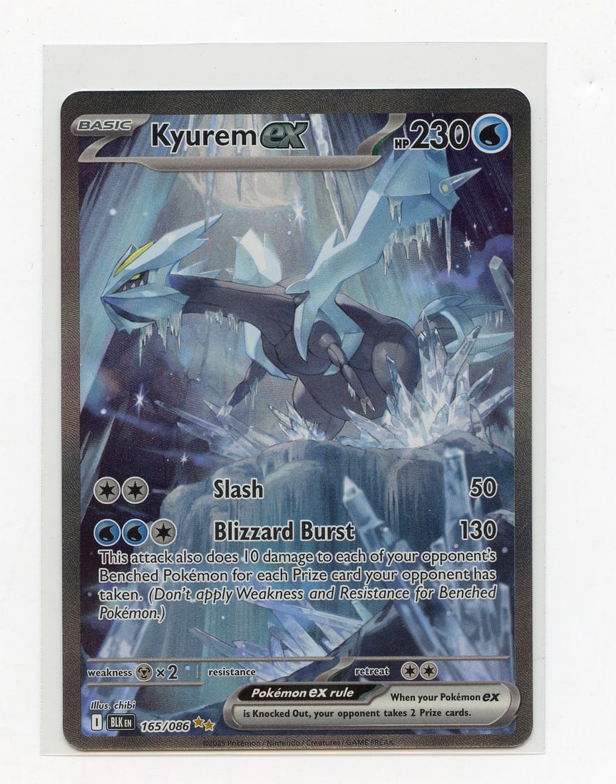 Kyurem ex #165 SIR Black Bolt - (NM): Kyurem ex #165 Special Illustration Rare from Black Bolt, in Near Mint condition.