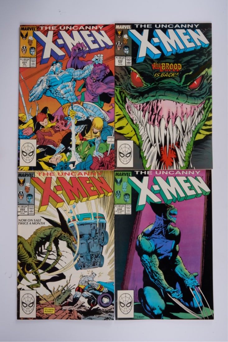 Uncanny X-Men Volume 1 Including Iconic Cover #251 (Marvel Comics, 1988-96) Bundle of 105 (1 of 20)