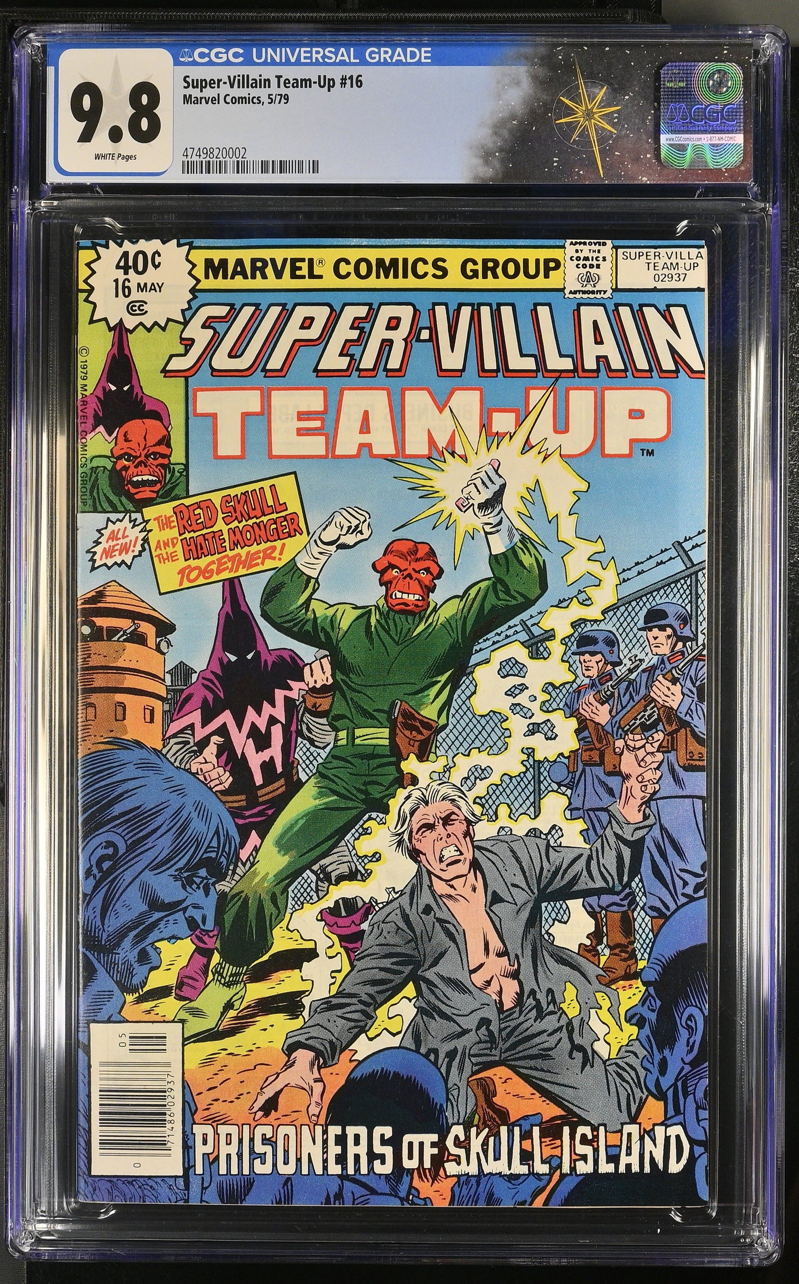 Super-Villain Team-Up #16 CGC 9.8 Highest Grade on the Census (Marvel Comics, 1979) White Pages (1 of 2)
