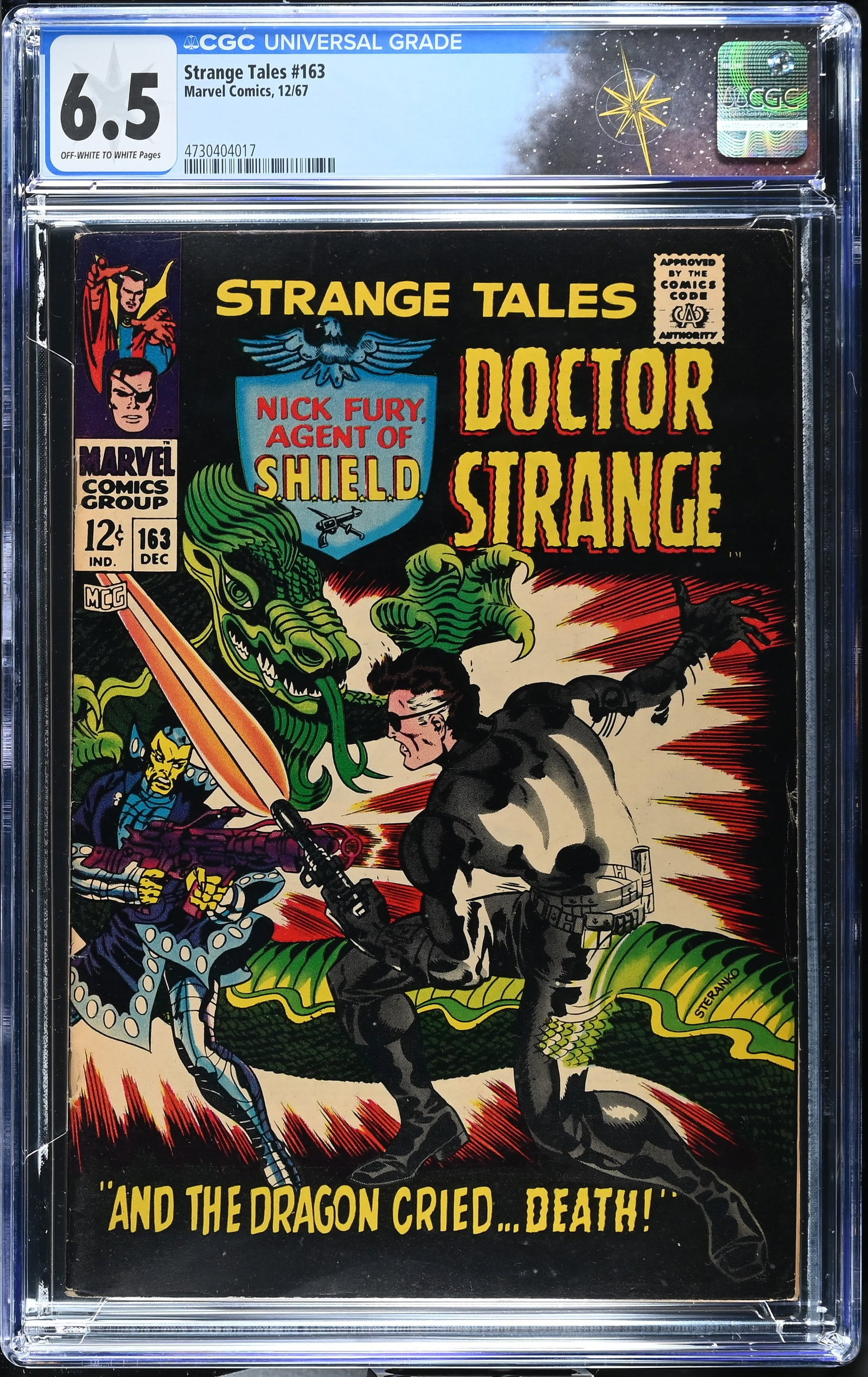 Strange Tales #163 CGC 6.5 1st Full Appearance of Clay Quartermain (Marvel Comics, 1967) Off-White (1 of 2)