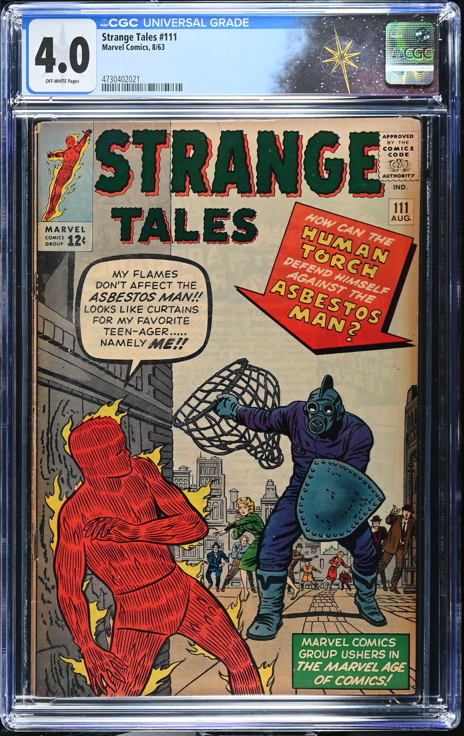 Strange Tales #111 CGC 4.0 1st Appearance of Baron Mordo & 2nd Doctor Strange (Marvel Comics, 1963) (1 of 2)