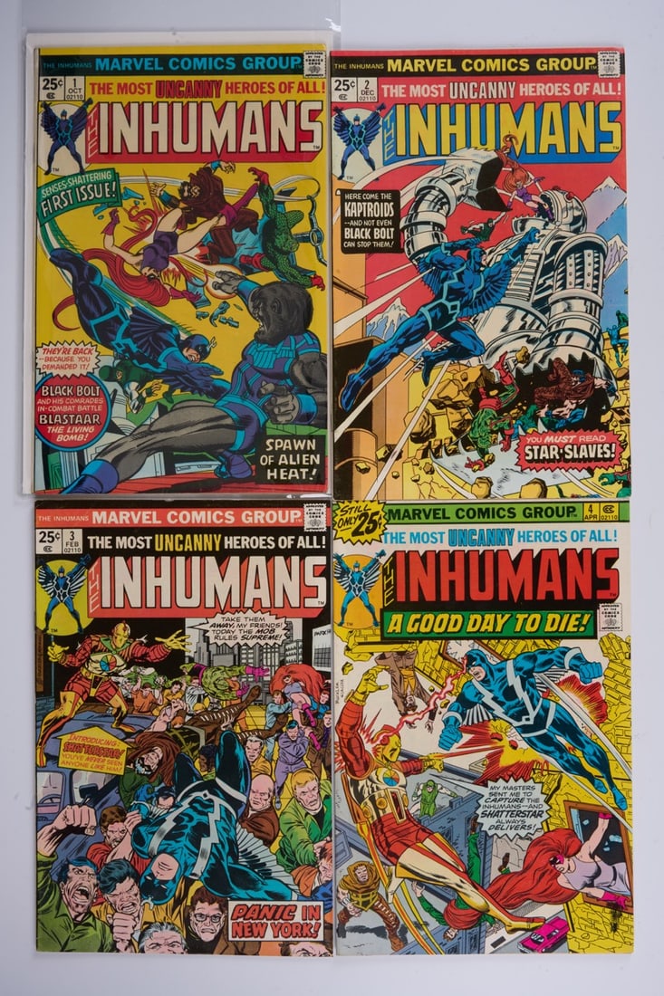 Inhumans Volume 1 (Marvel Comics, 1975-77) Bundle of 11 (1 of 3)