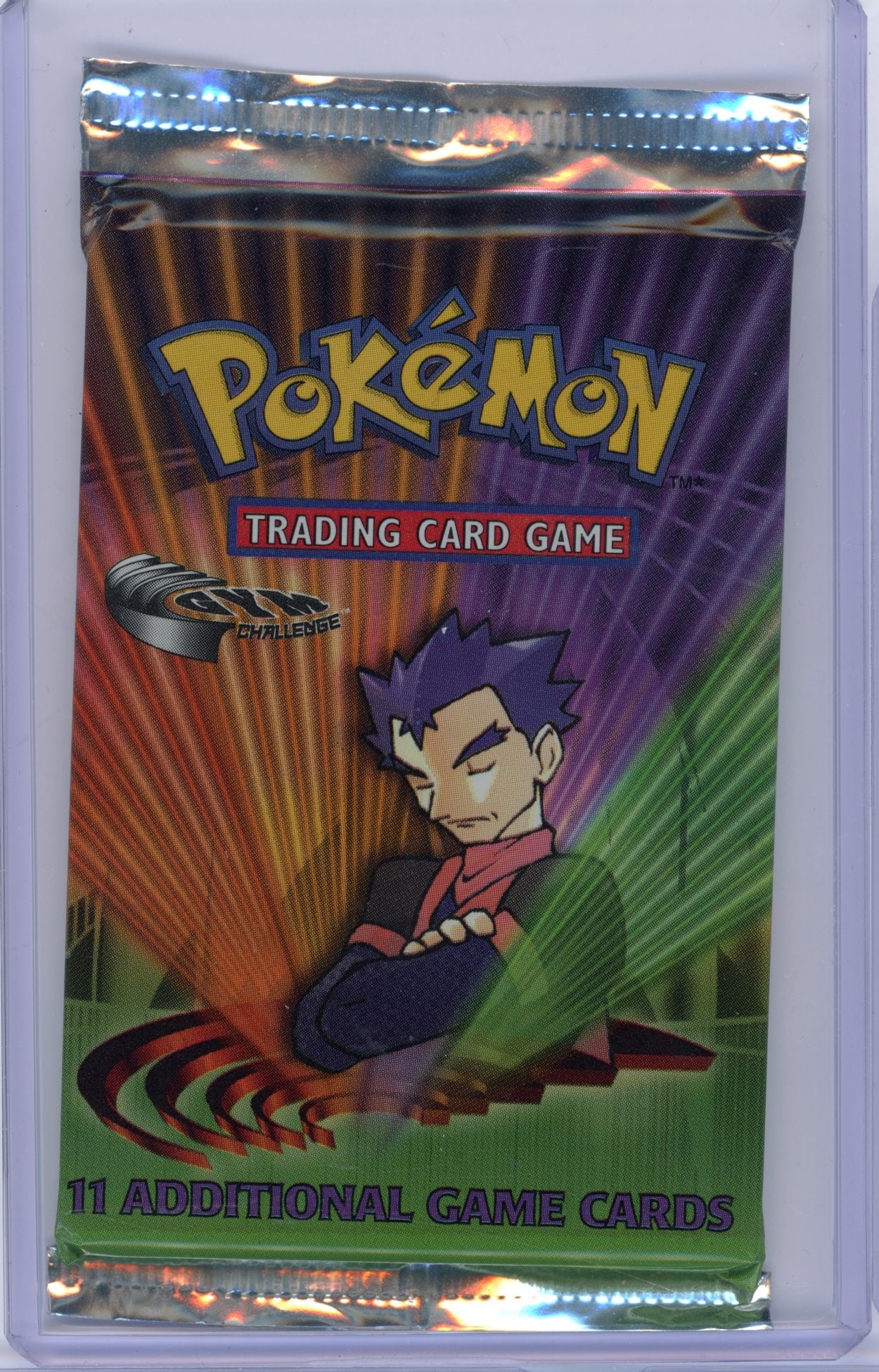 Gym Challenge Sealed Booster Pack - Koga Artwork (21.5g): An original Gym Challenge Booster Pack, factory sealed and in excellent condition.This pack features the Koga Artwork, and comes in at 21.5 grams.