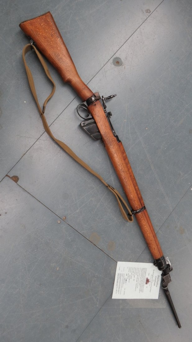 Wwii Long Branch Enfield No 4 Mk 1 303 Sporter Sep 26 Milestone Auctions In Oh