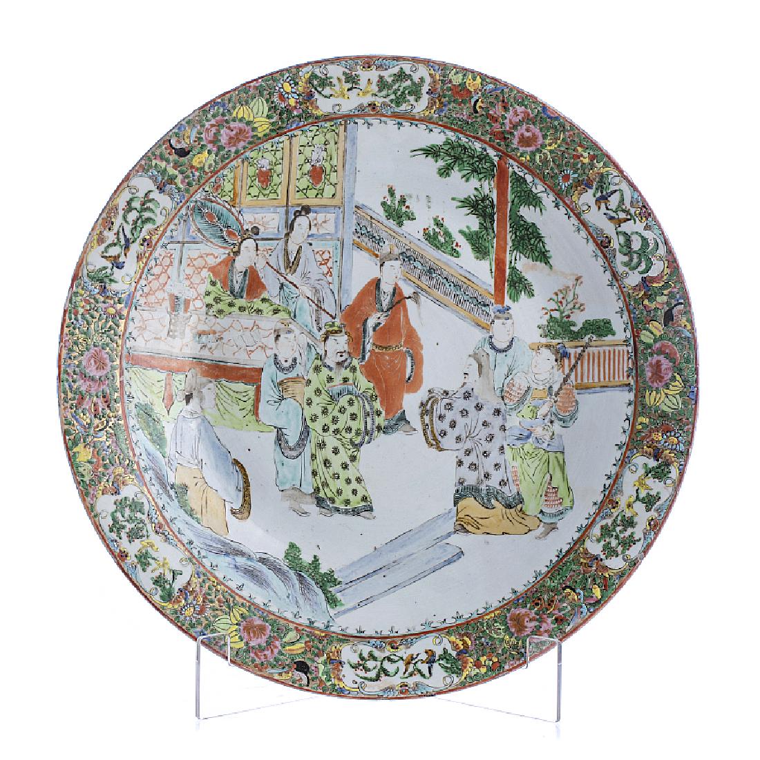 Plate in Chinese porcelain, Minguo (1 of 1)