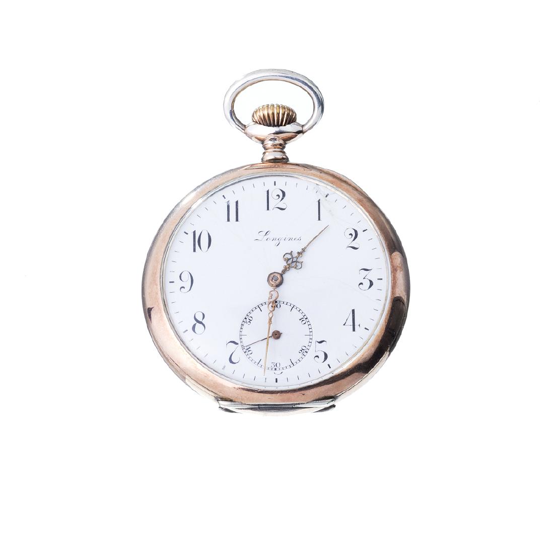 LONGINES - Silver pocket watch (1 of 1)