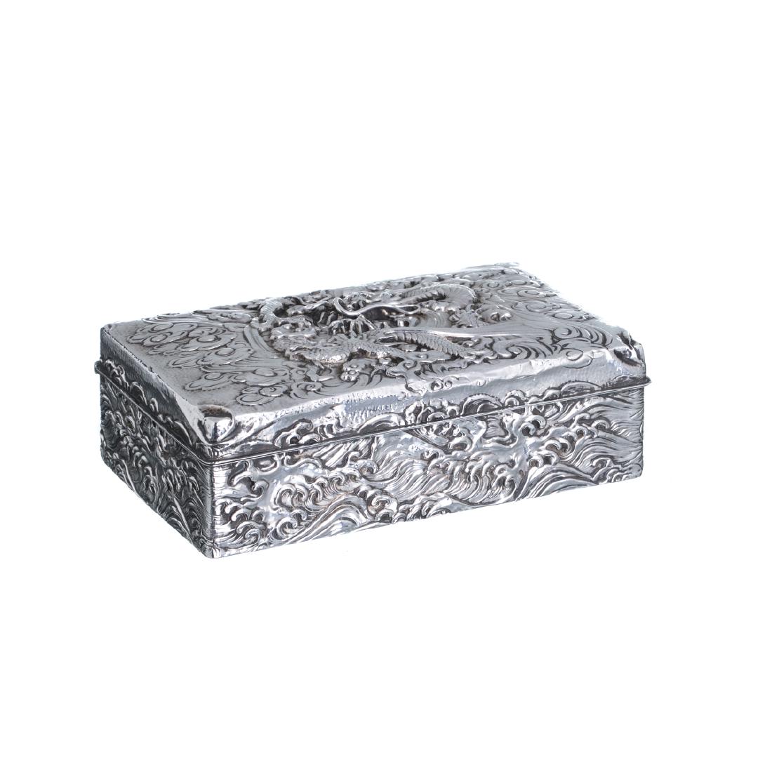 Japanese silver box (1 of 1)