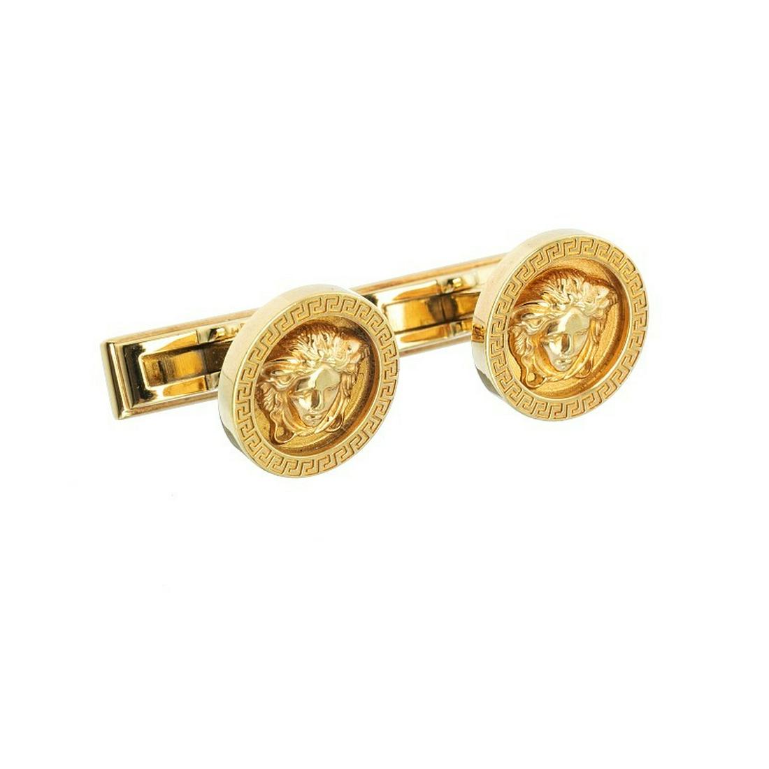 GIANNI VERSACE (1946-1997) - Gold Cufflinks (1 of 1)