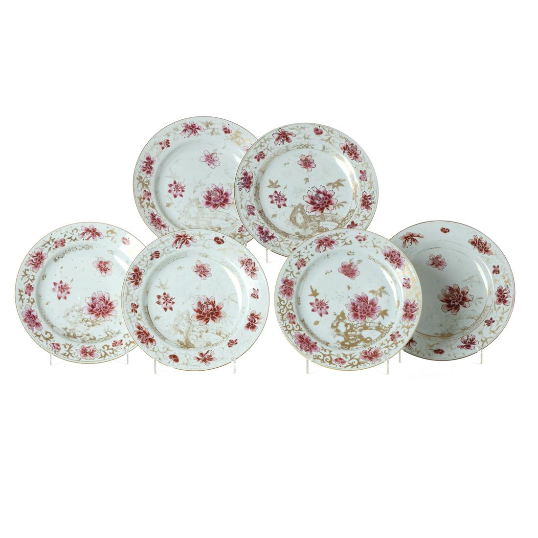 Set of six chinese porcelain plates, Qianlong (1 of 1)