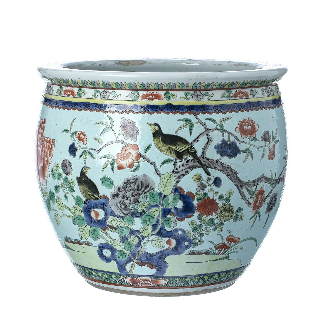Dayazhai flower pot in chinese porcelain, Guangxu (1 of 1)