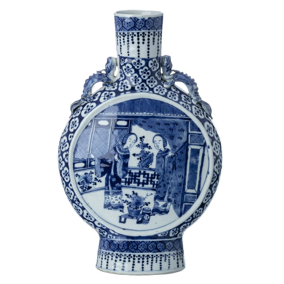 Chinese porcelain moonflask vase, Guangxu (1 of 1)