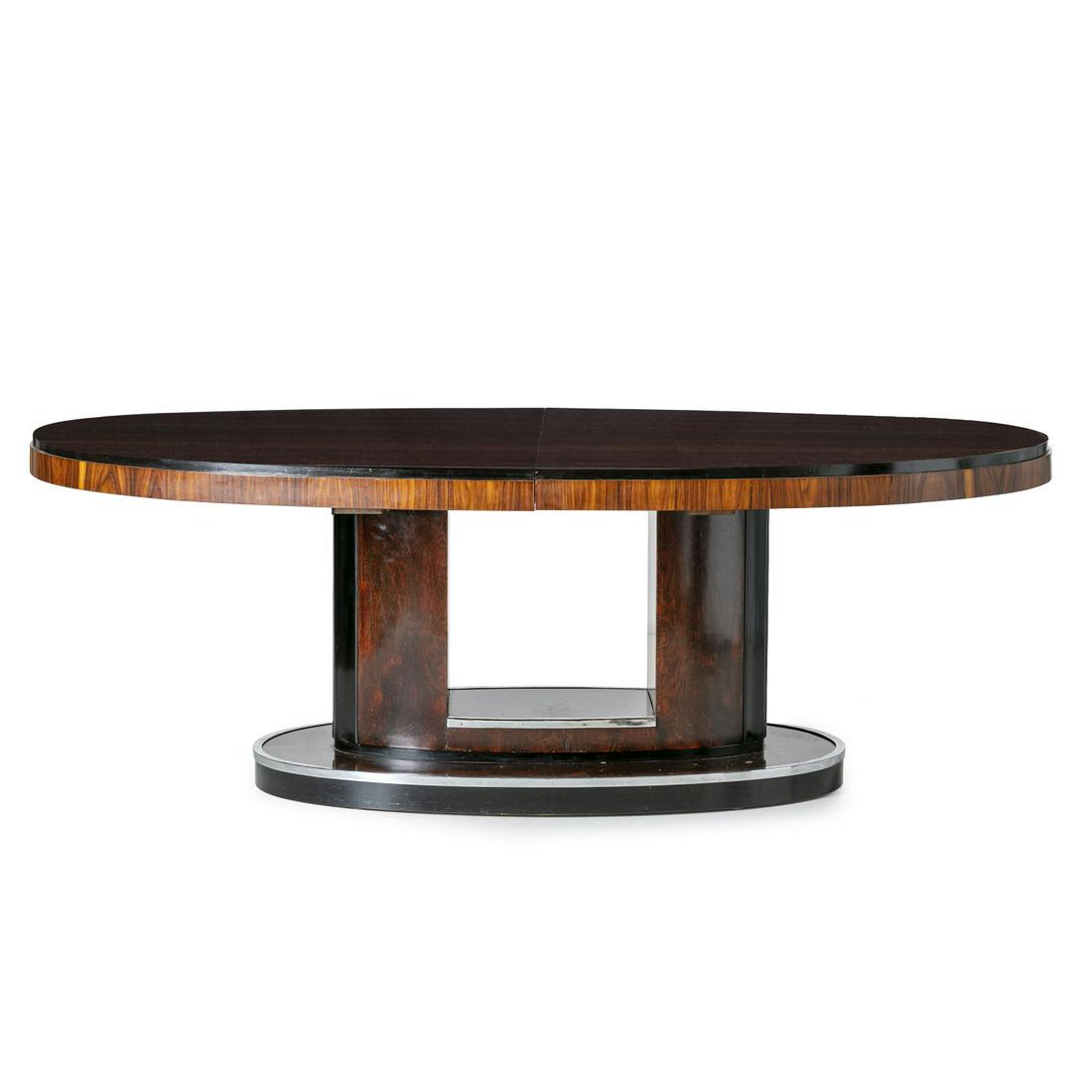 Hammered Metal Marquetry Wood Art Deco Dining Table Feb 13 2021 Public Sale Auction House In Ny