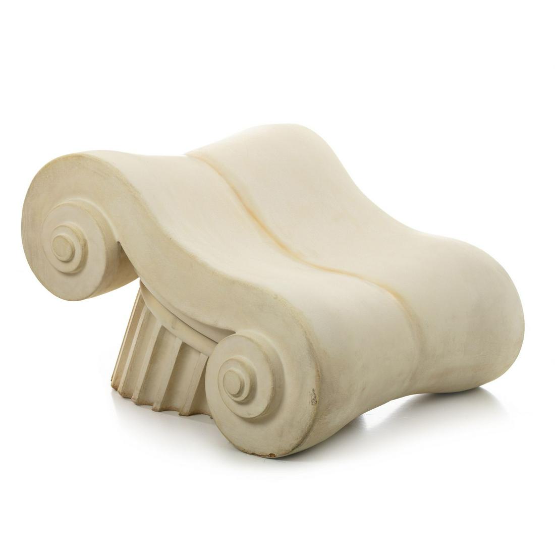 STUDIO 65 - Capitello Lounge Chair: Italy, 1972, ed. Gufram, capitel shape structure, polyurethane foam and painted latex.. Signs of use, minor wear. Dim.:99x116x75cm.