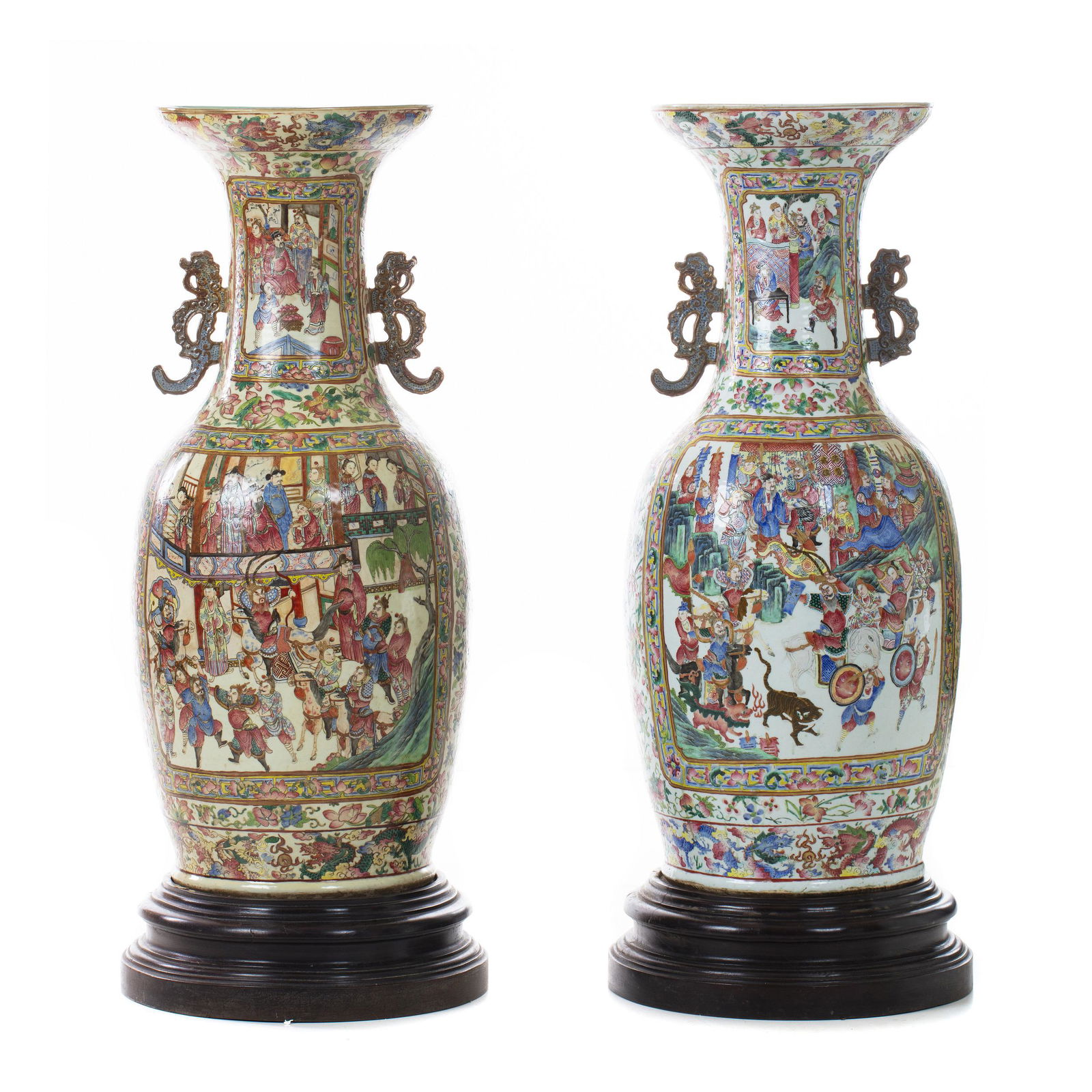 Pair of large Chinese porcelain vases (1 of 1)