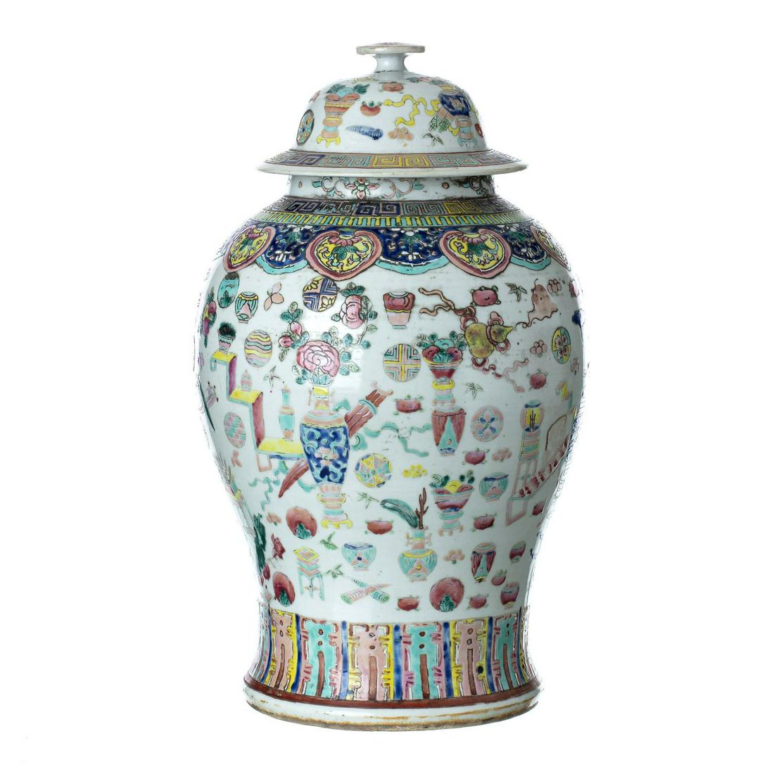 Chinese porcelain pot, Tongzhi (1 of 1)