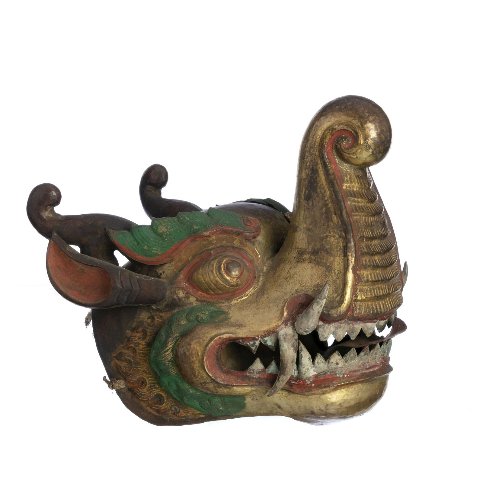 Tibetan gilt copper Ganesha mask (1 of 1)