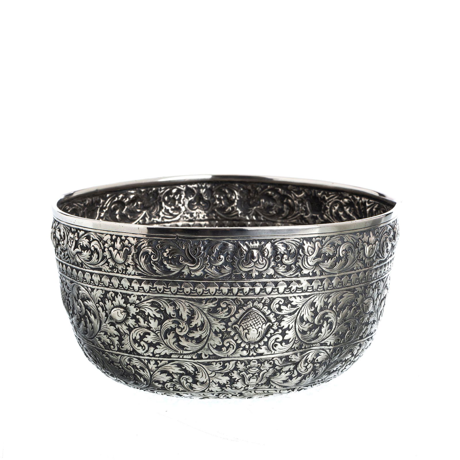 Burmese silver bowl (1 of 1)