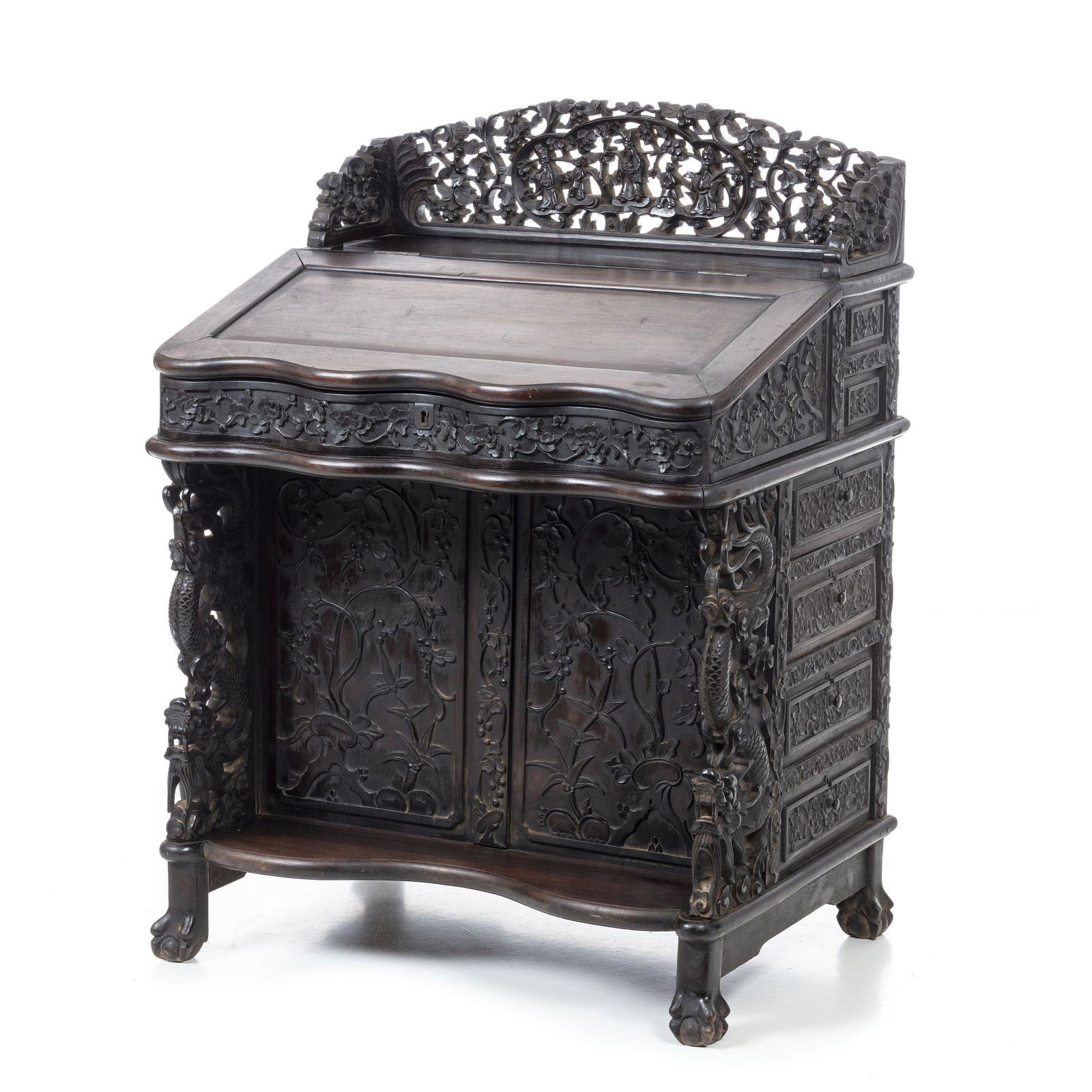 Chinese 'Davenport' hongmu desk, Minguo (1 of 1)