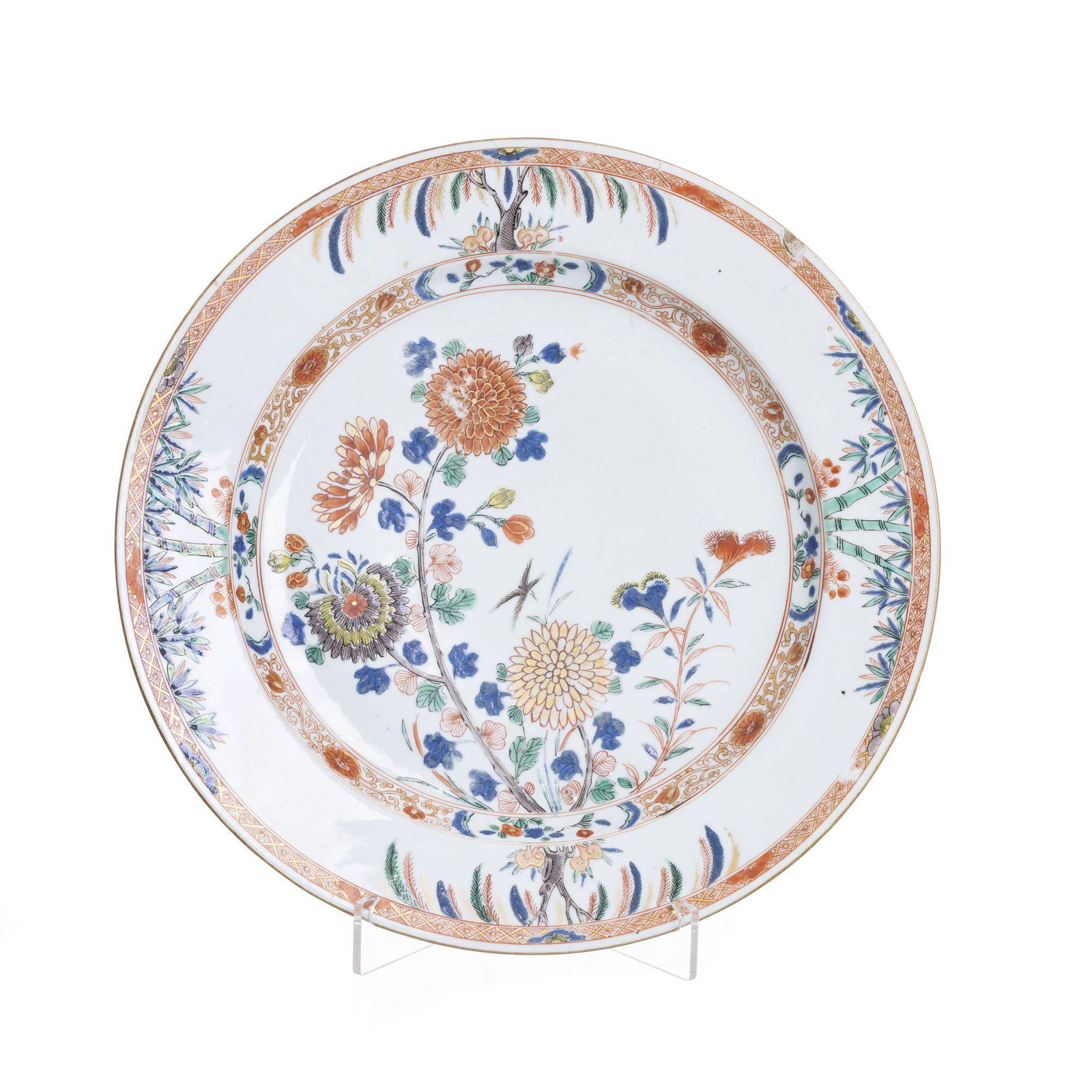 Chinese porcelain Imari plate, Kangxi (1 of 1)