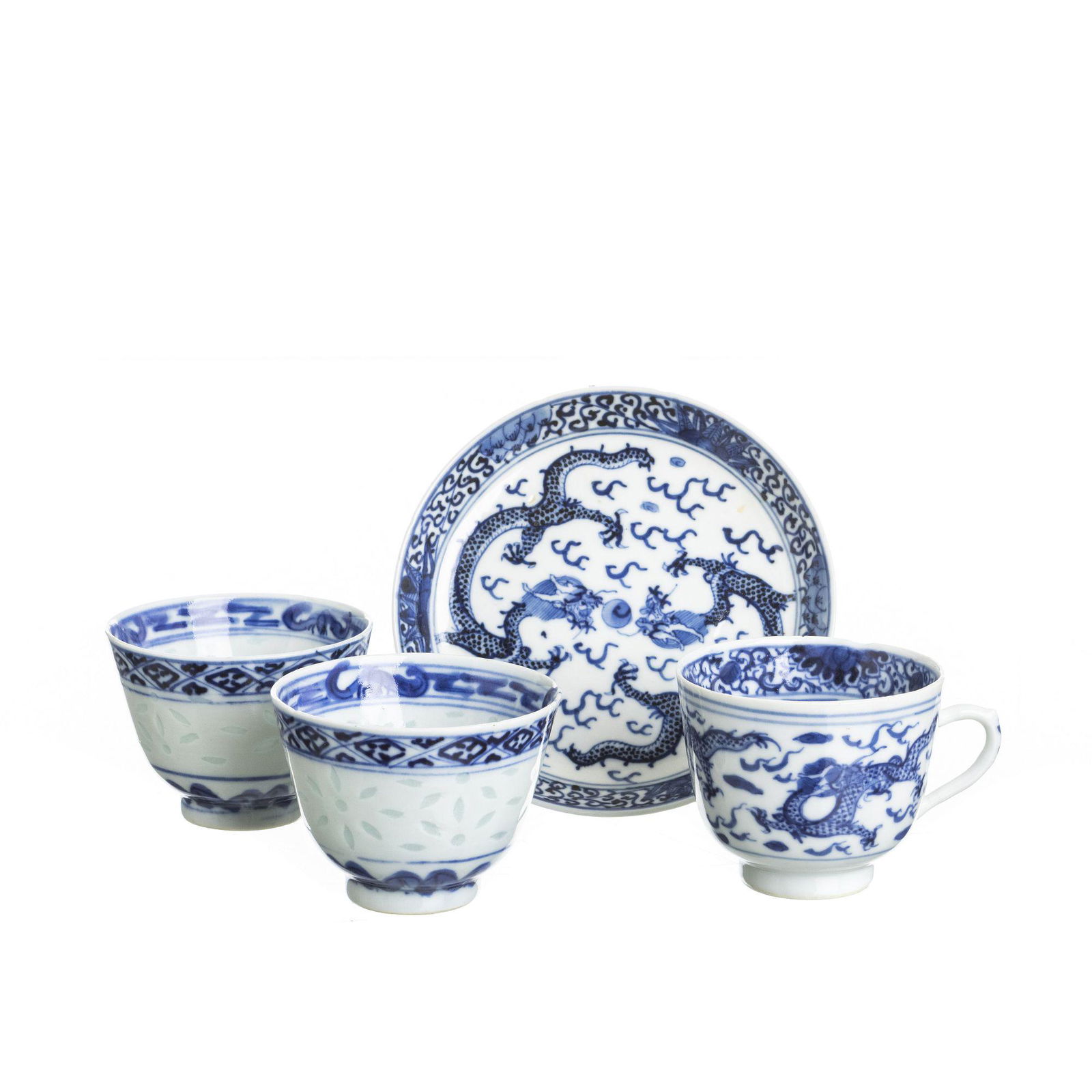 Chinese porcelain teacup set (1 of 1)