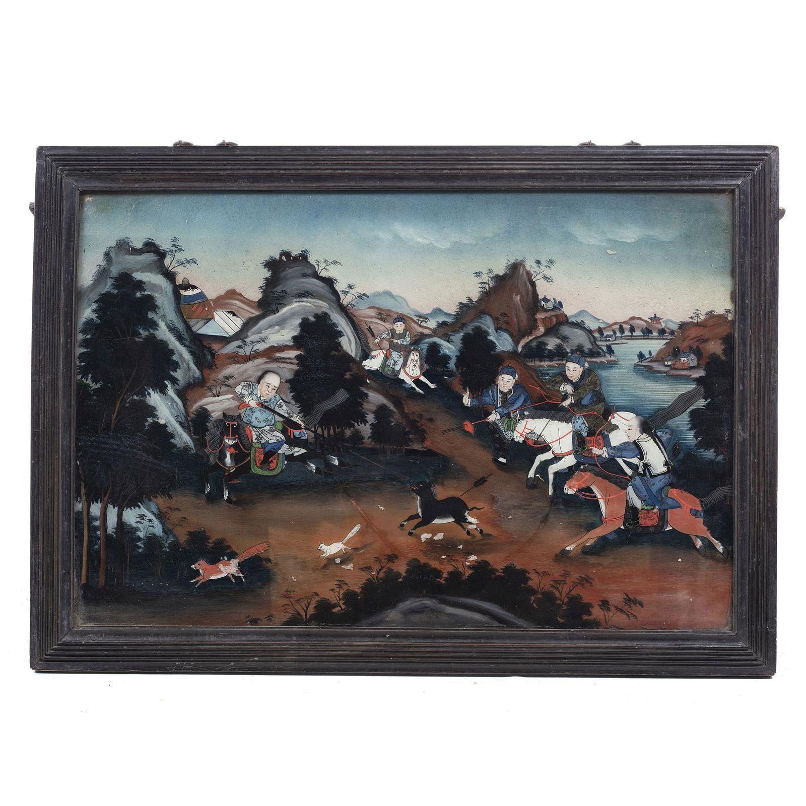 CHINESE SCHOOL, 19TH CENTURY - Painting on glass (1 of 1)