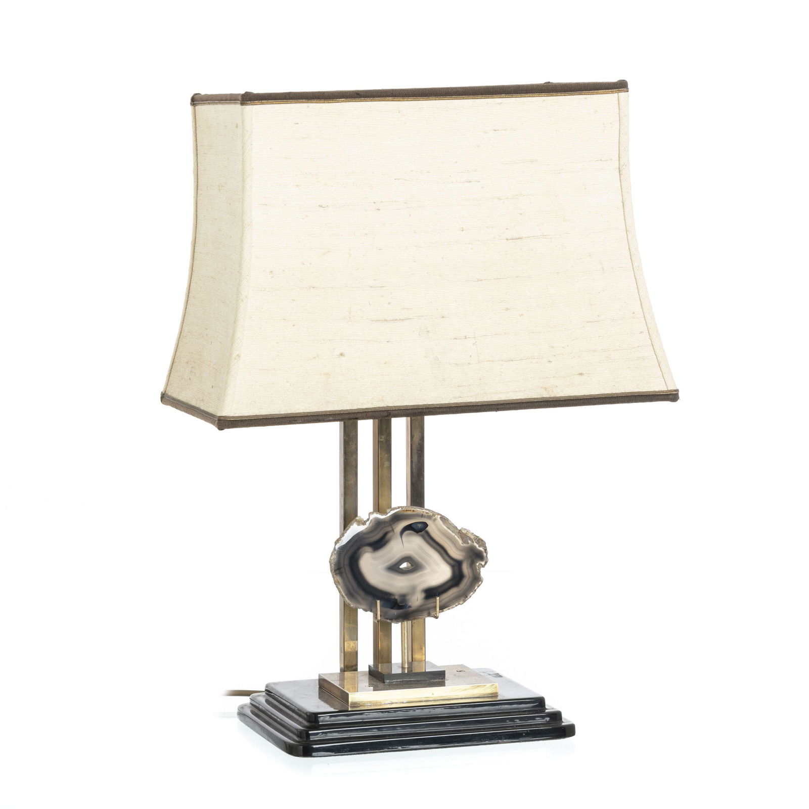 WILLY DARO (XX/XXI) (attrib.) - Table lamp with agate geode (1 of 1)