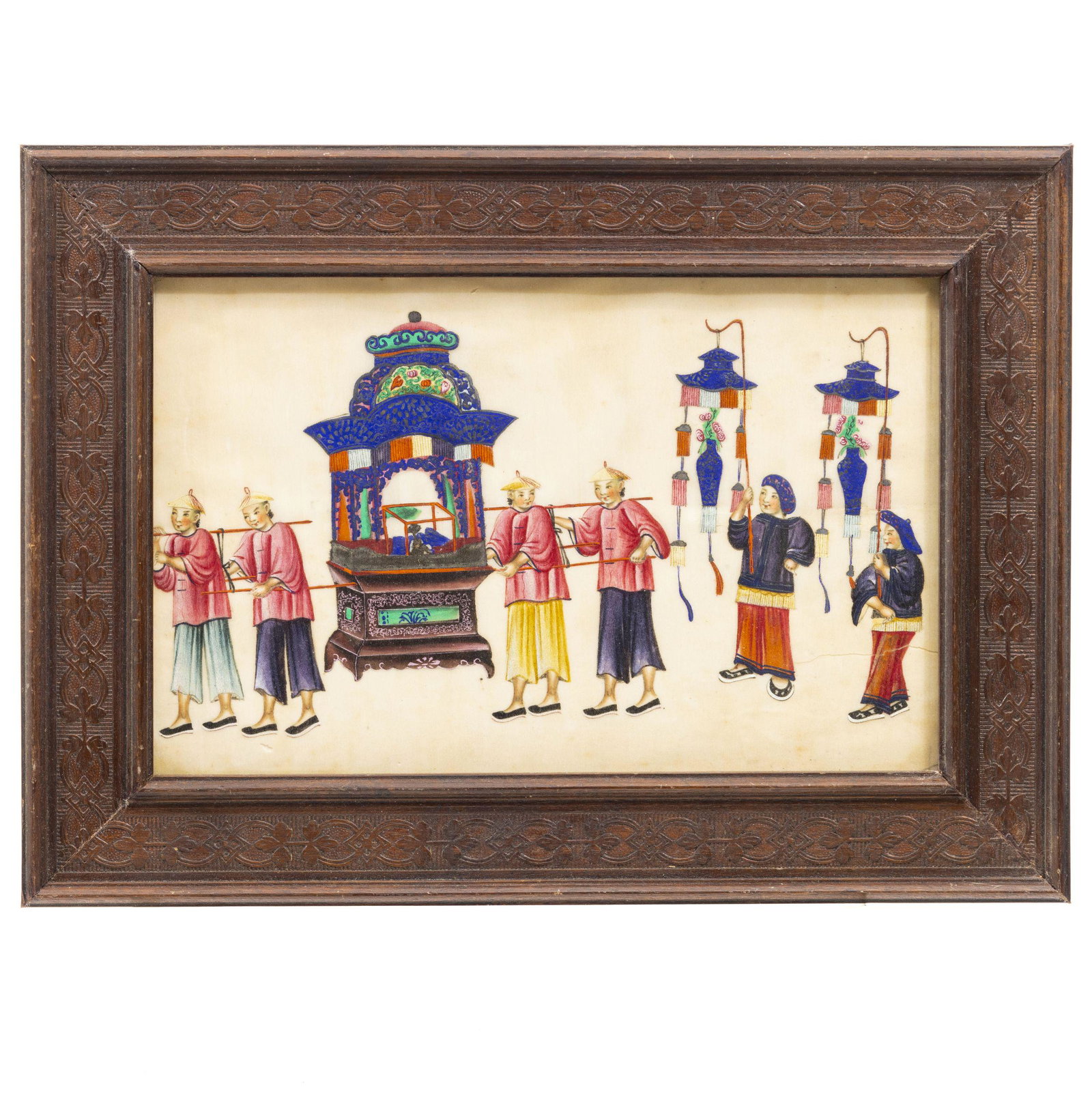 CHINESE SCHOOL, 19TH CENTURY - 'figures in procession' (1 of 1)