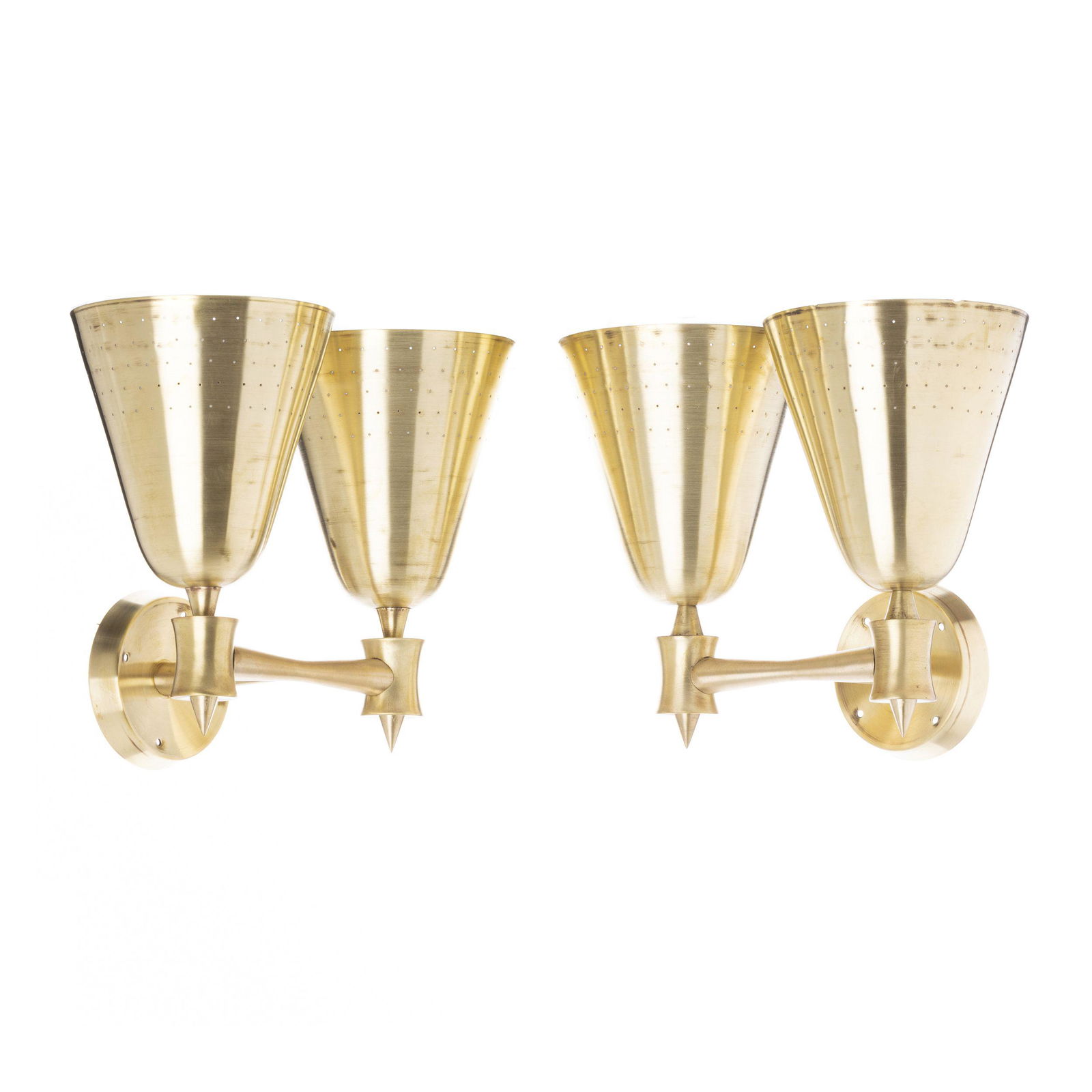 PORTUGUESE WORK, c.1940 - Pair of Art Deco wall lamps (1 of 1)
