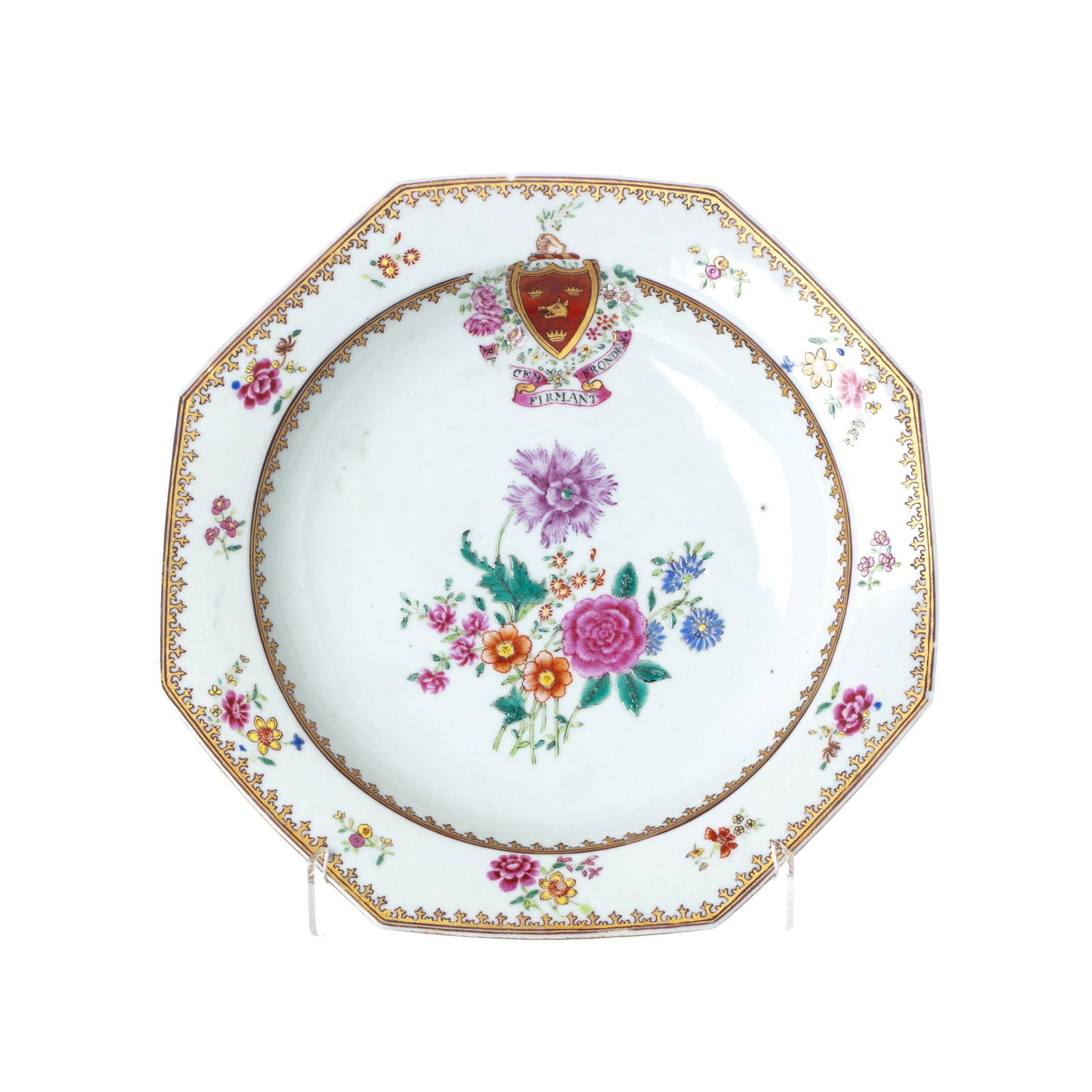 Chinese Porcelain Armorial Plate, Grant of Darlway (1 of 1)