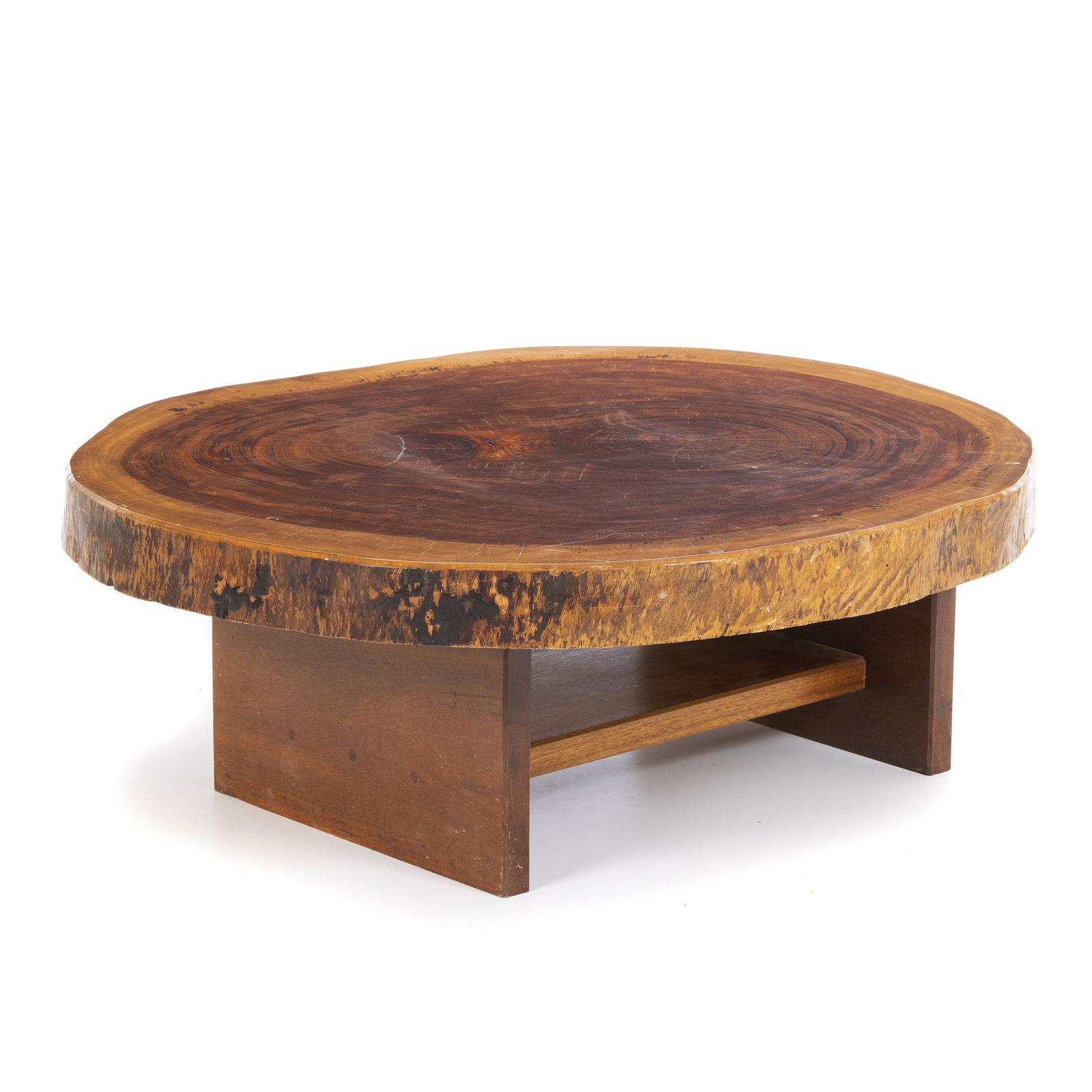 BRAZILIAN WORK , c.1960 - Tree Trunk Coffee Table (1 of 1)
