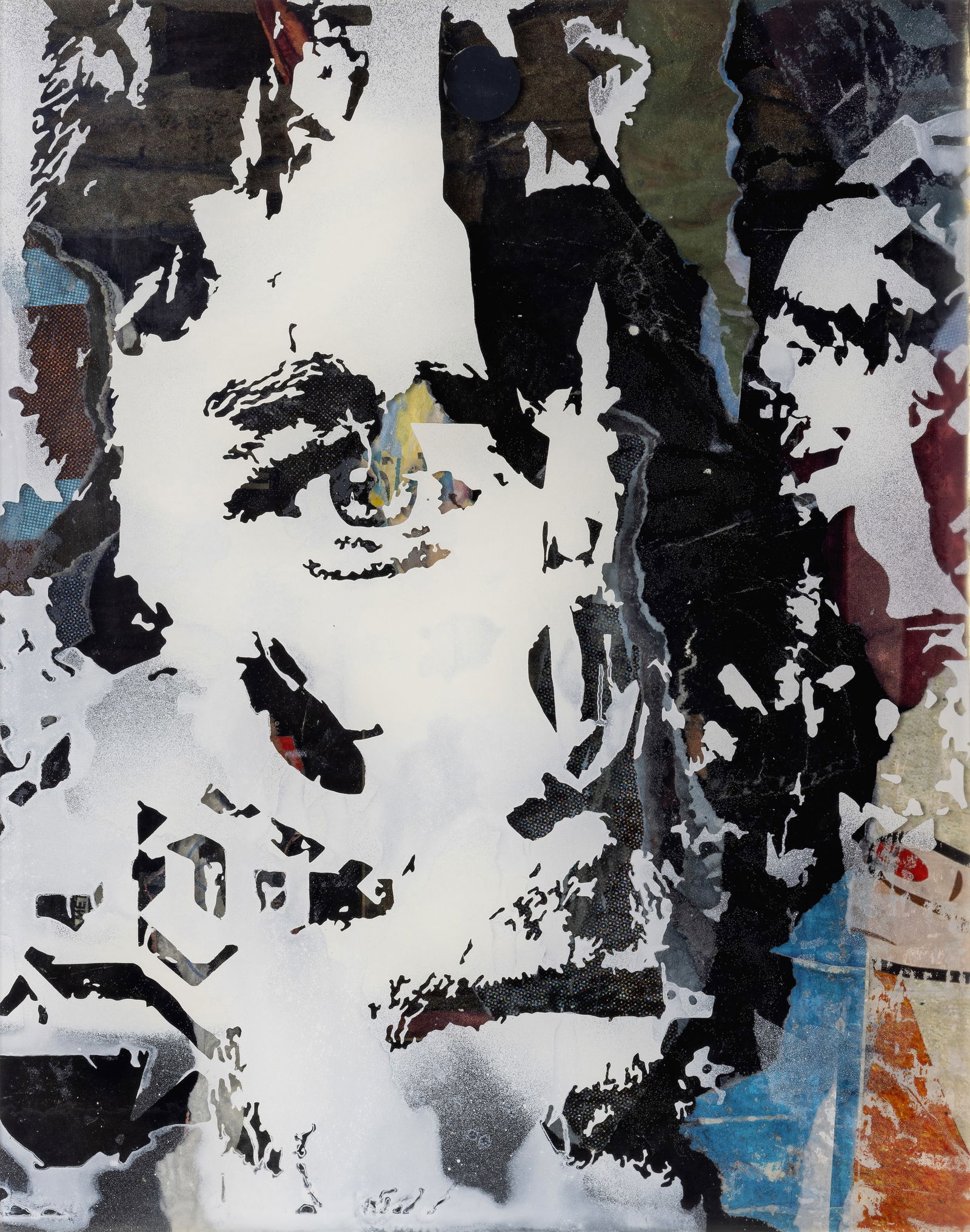 VHILS (ALEXANDRE FARTO) (b.1987) - SErie Dessect #4 (1 of 1)