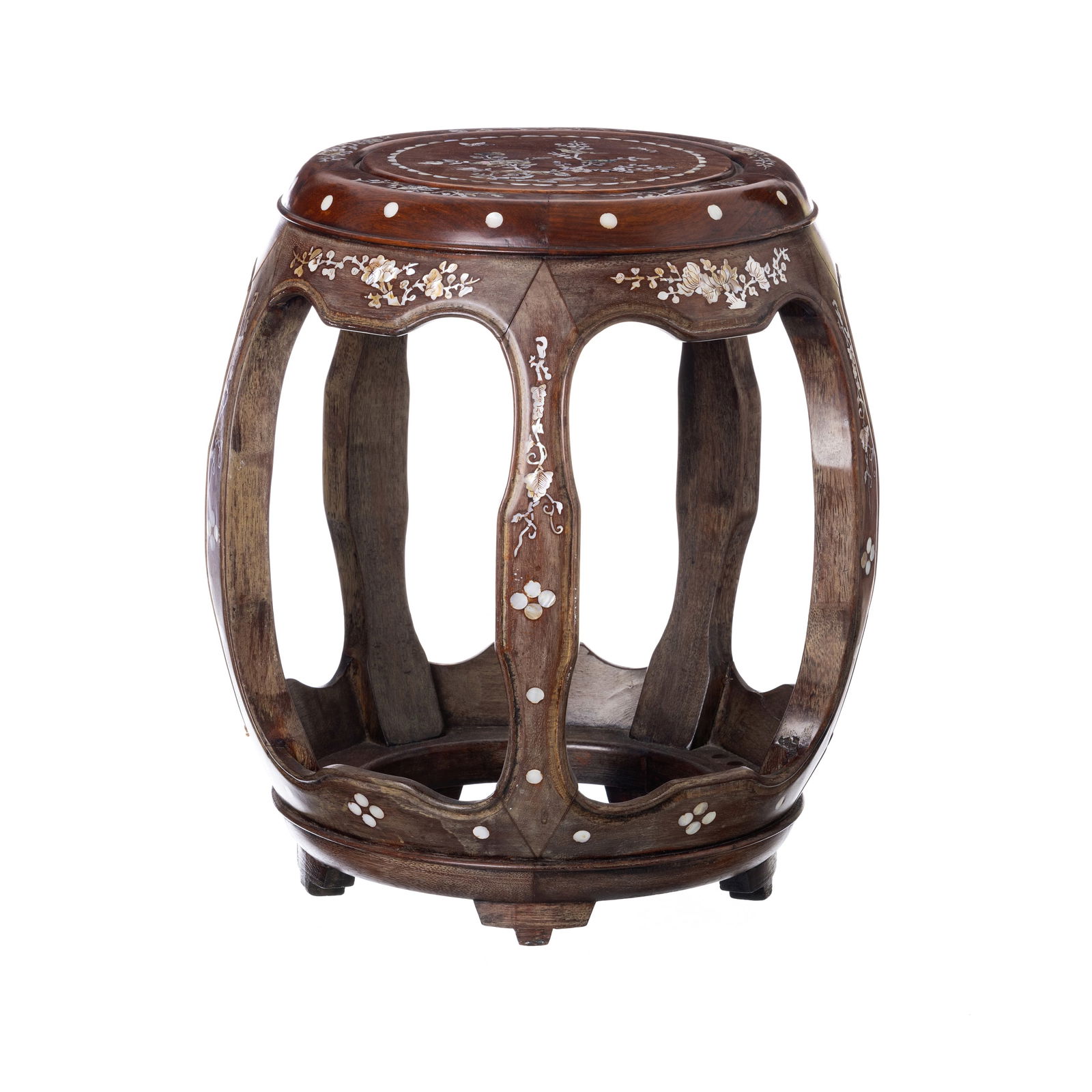 Chinese inlaid stool (1 of 1)
