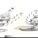 Large silver Tureen and presentoir