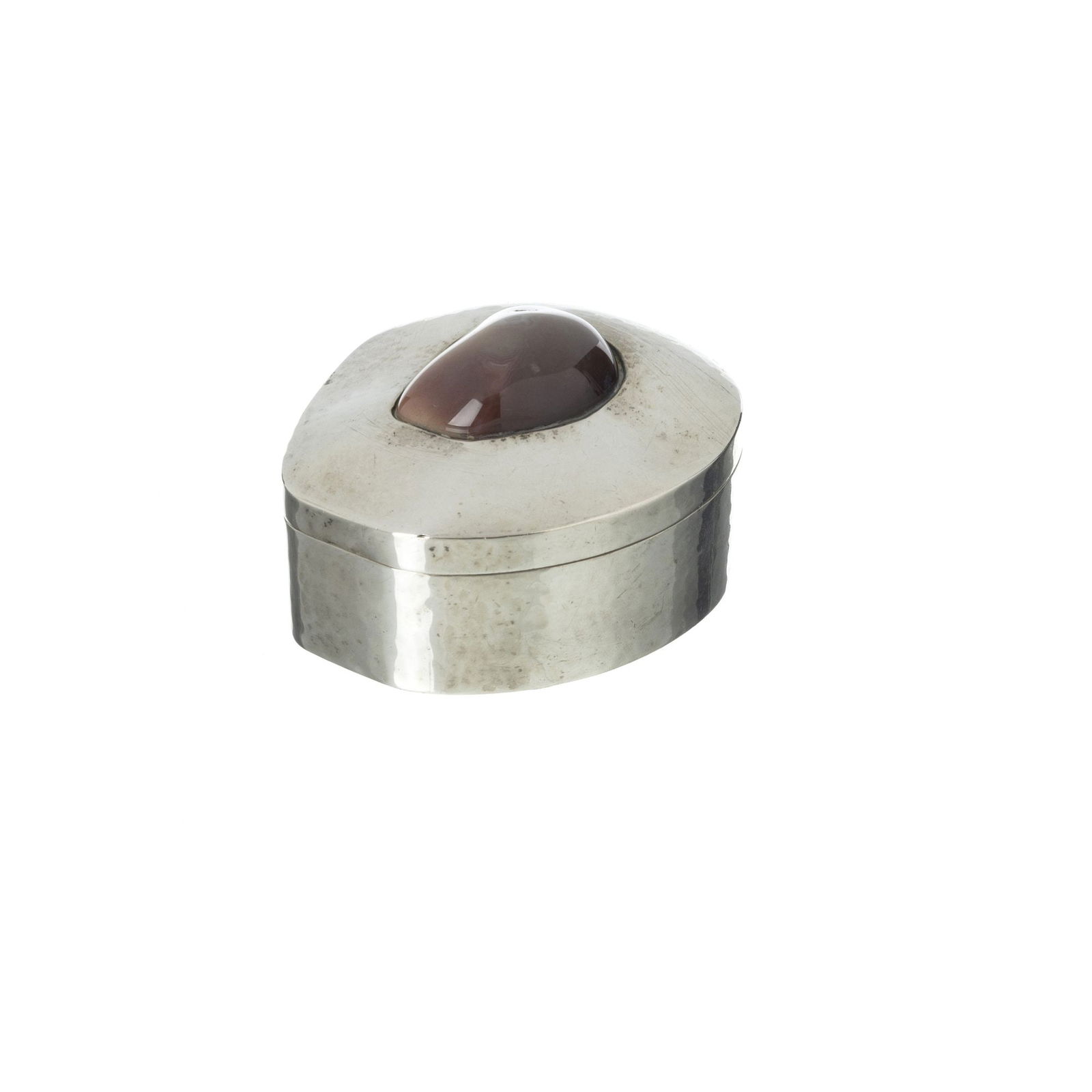 PEDRO A. BATISTA - Silver box with hard stone (1 of 1)