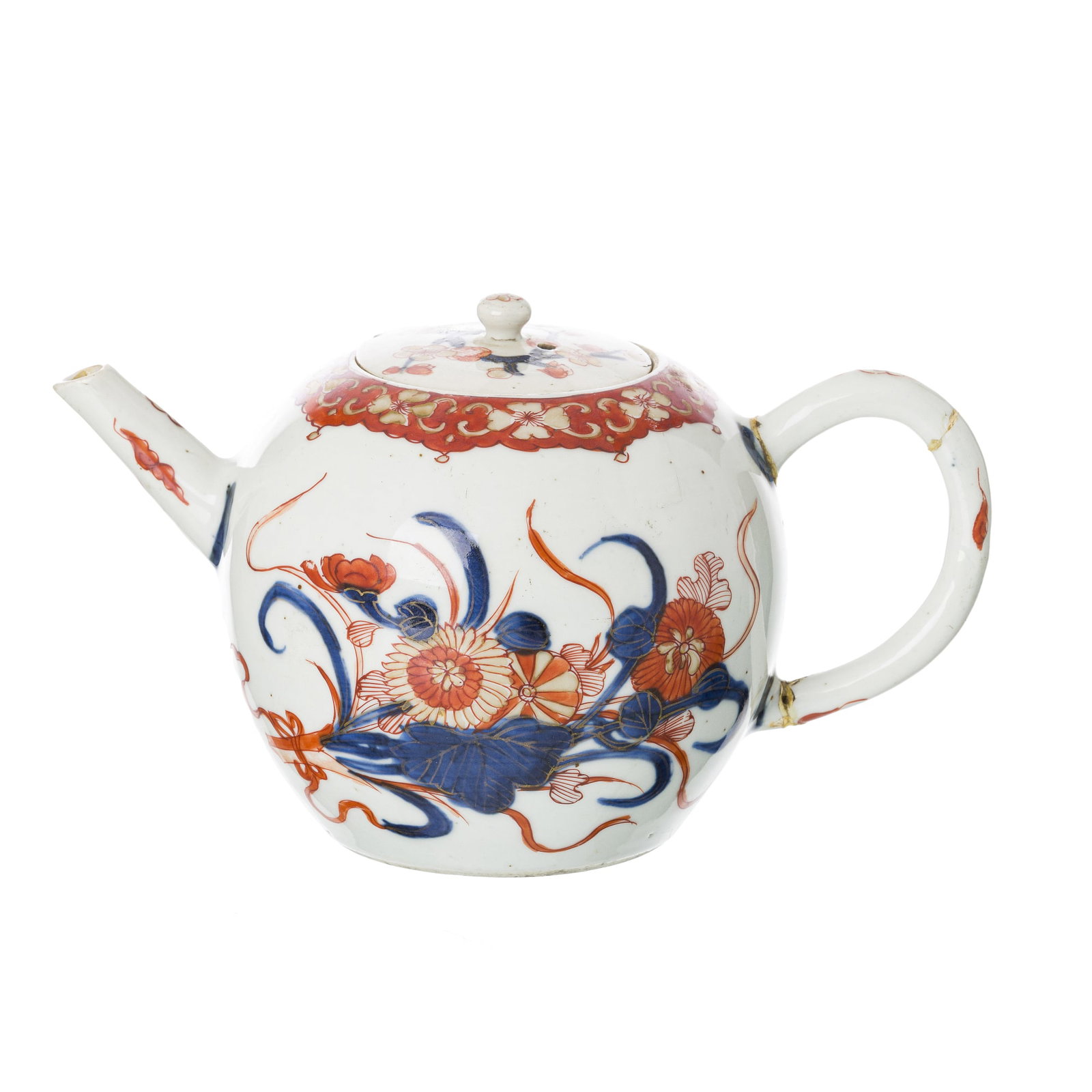 Chinese porcelain 'Imari' teapot, Kangxi (1 of 1)