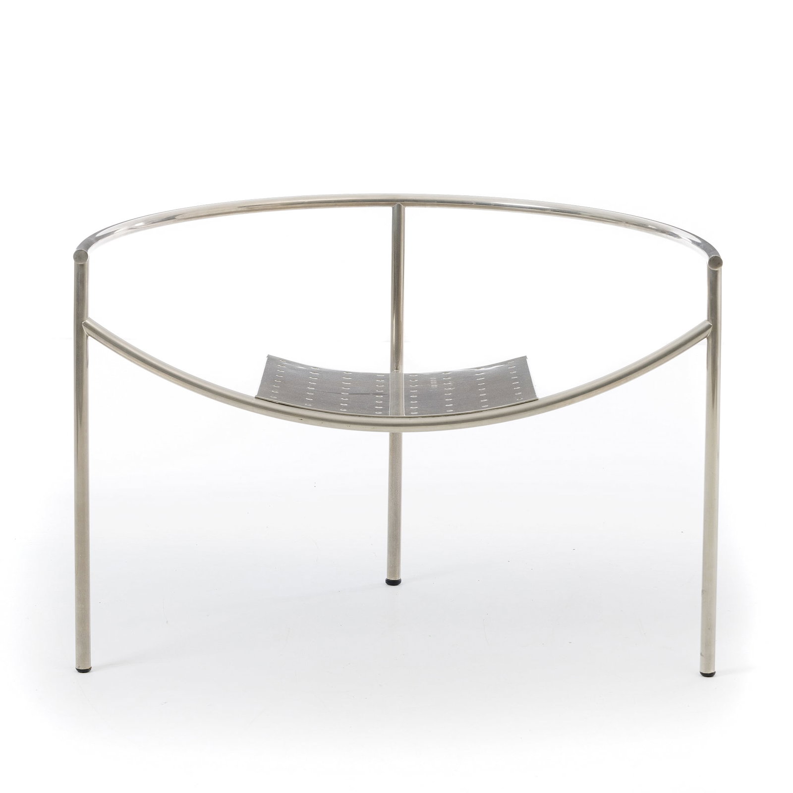 PHILIPPE STARCK (B.1949) - Dr. Sonderbar Armchair: France, c.1983, steel and chromed steel, produced by XO. Signs of use. Dim.:64x91x47cm.