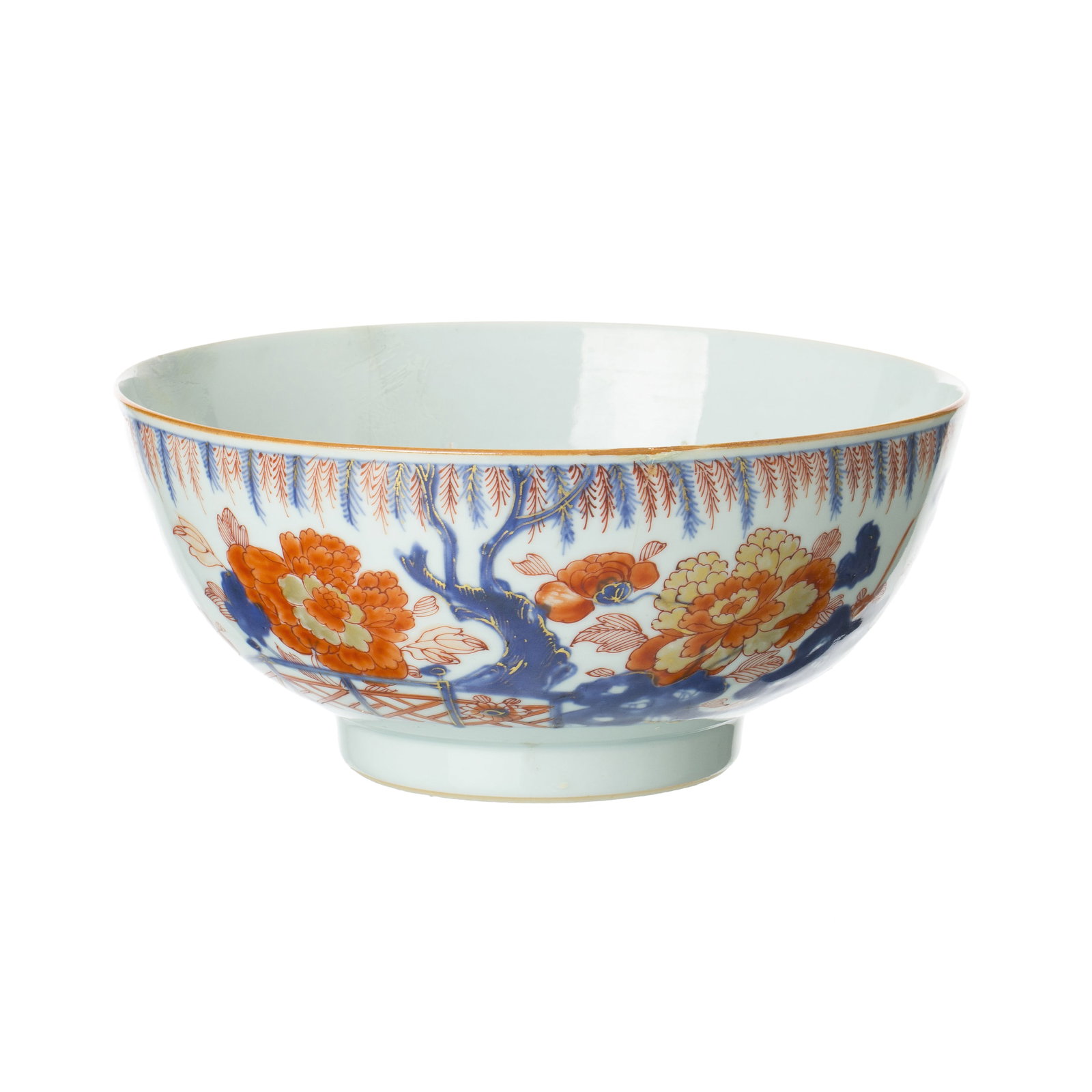 Chinese porcelain 'imari' punch bowl, Kangxi (1 of 1)