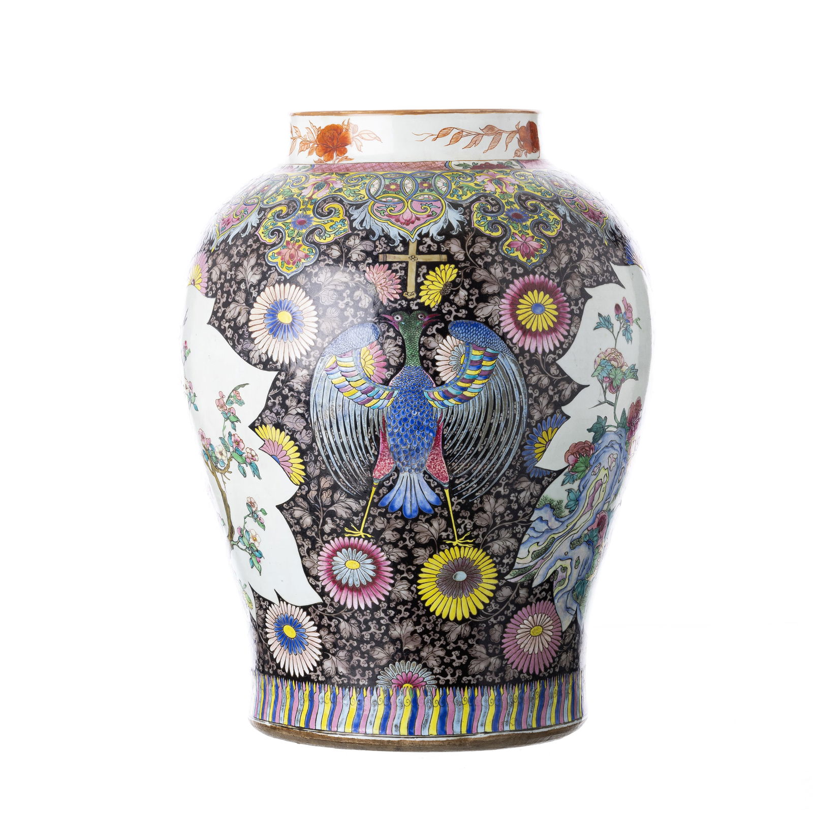 Chinese porcelain Christian order Pot, Order of the Augustines, Yongzheng (1 of 4)