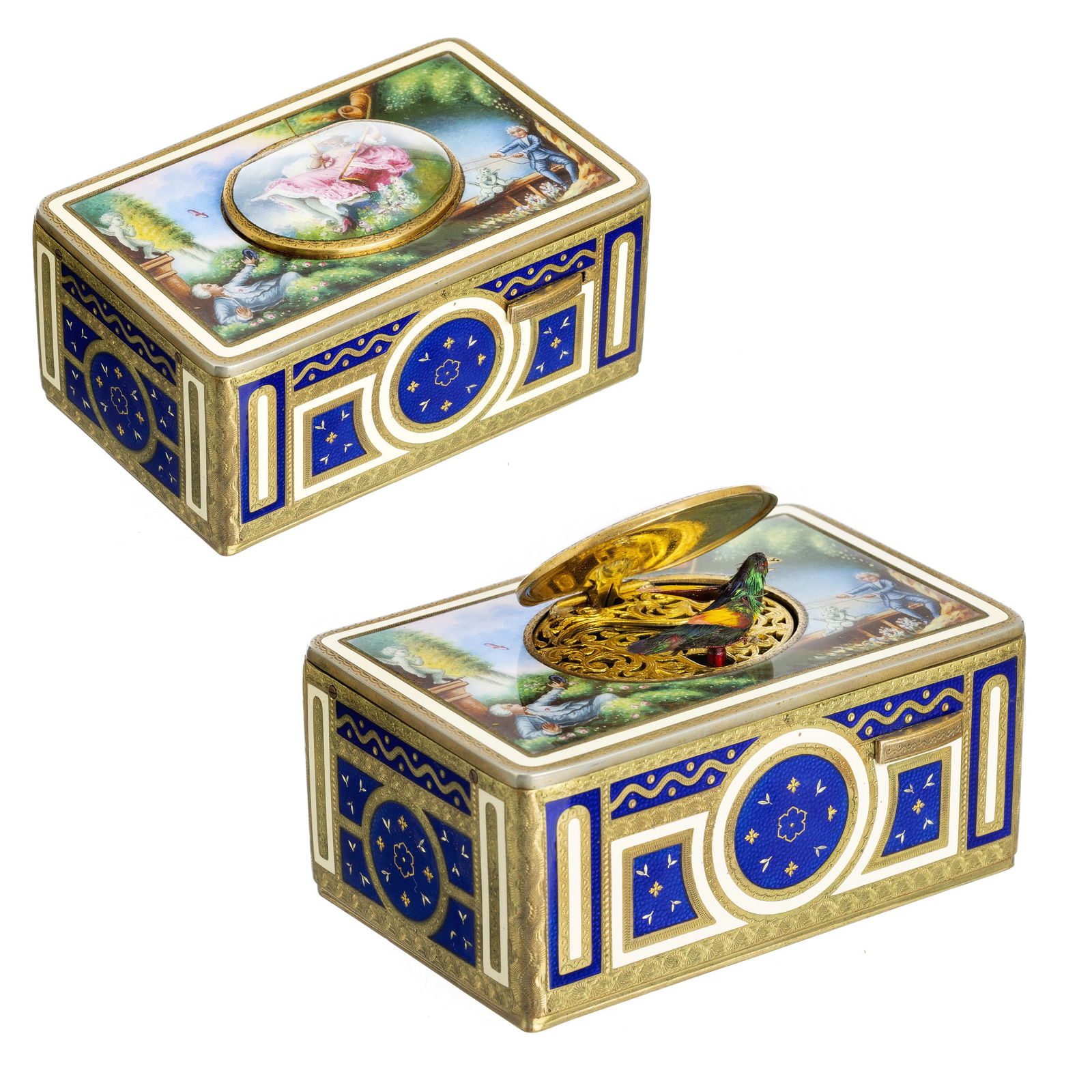 KARL GRIESBAUM (1872-1941) - Singing Bird Automaton Music Box (1 of 1)