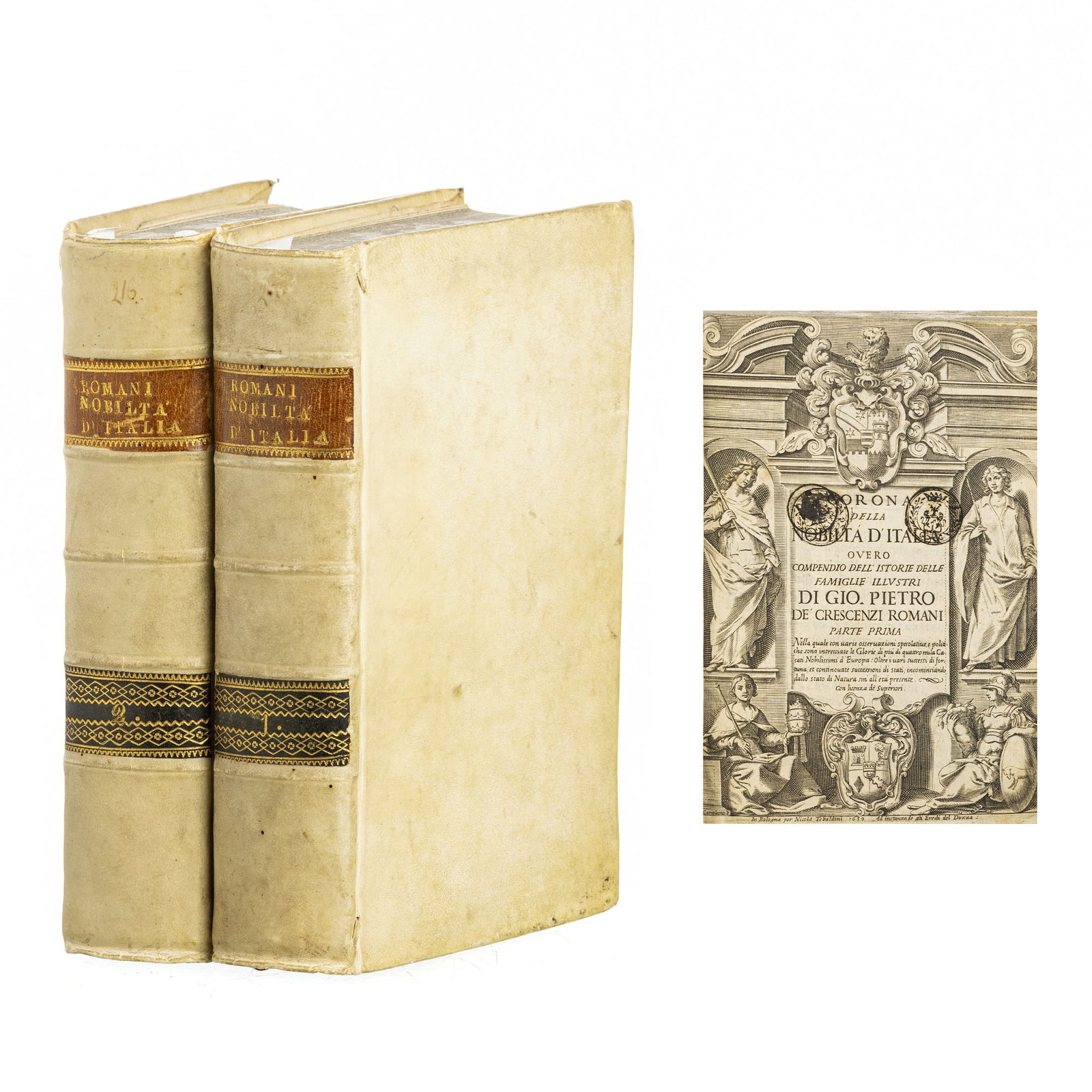 PIETRO GIOVANNI - Corona della nobilta d'Italia, 2vols. (1 of 1)