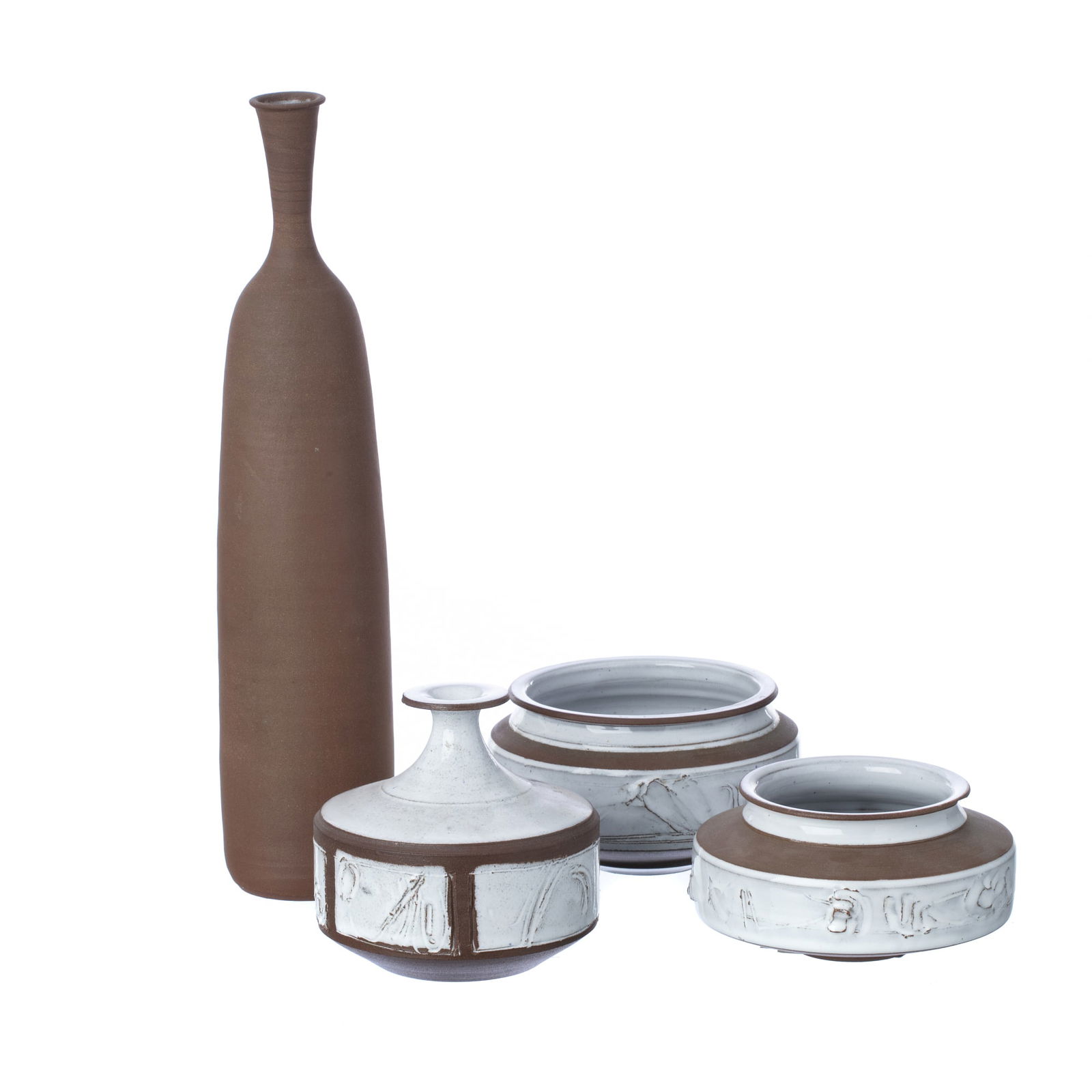 ROGER COLLET (1933-2008) - Set of four ceramics (1 of 1)