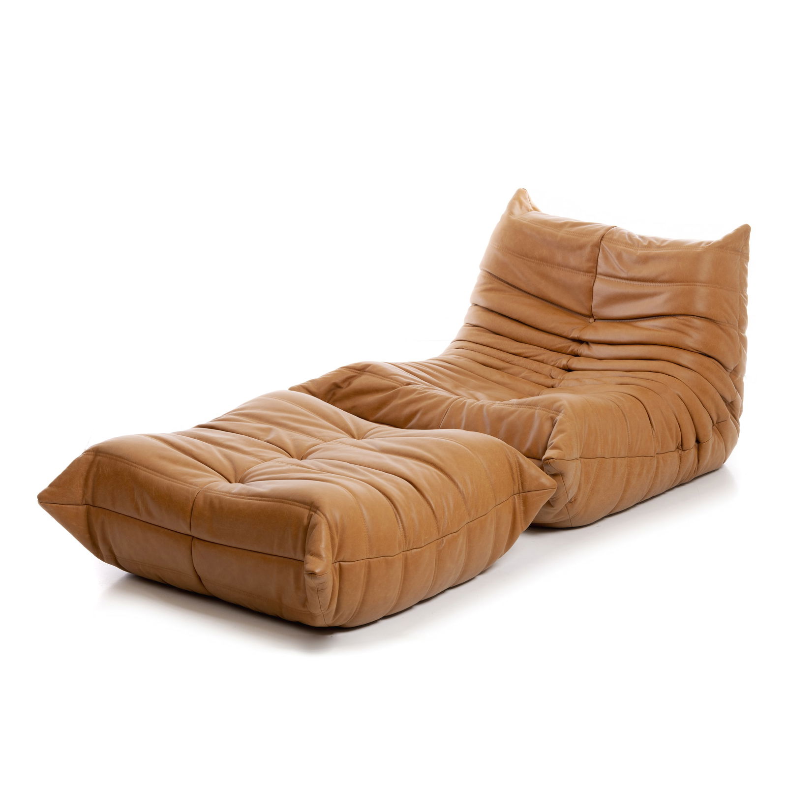 MICHEL DUCAROY (1925-2009) - 'Togo' Lounge Sofa with Footrest (1 of 1)