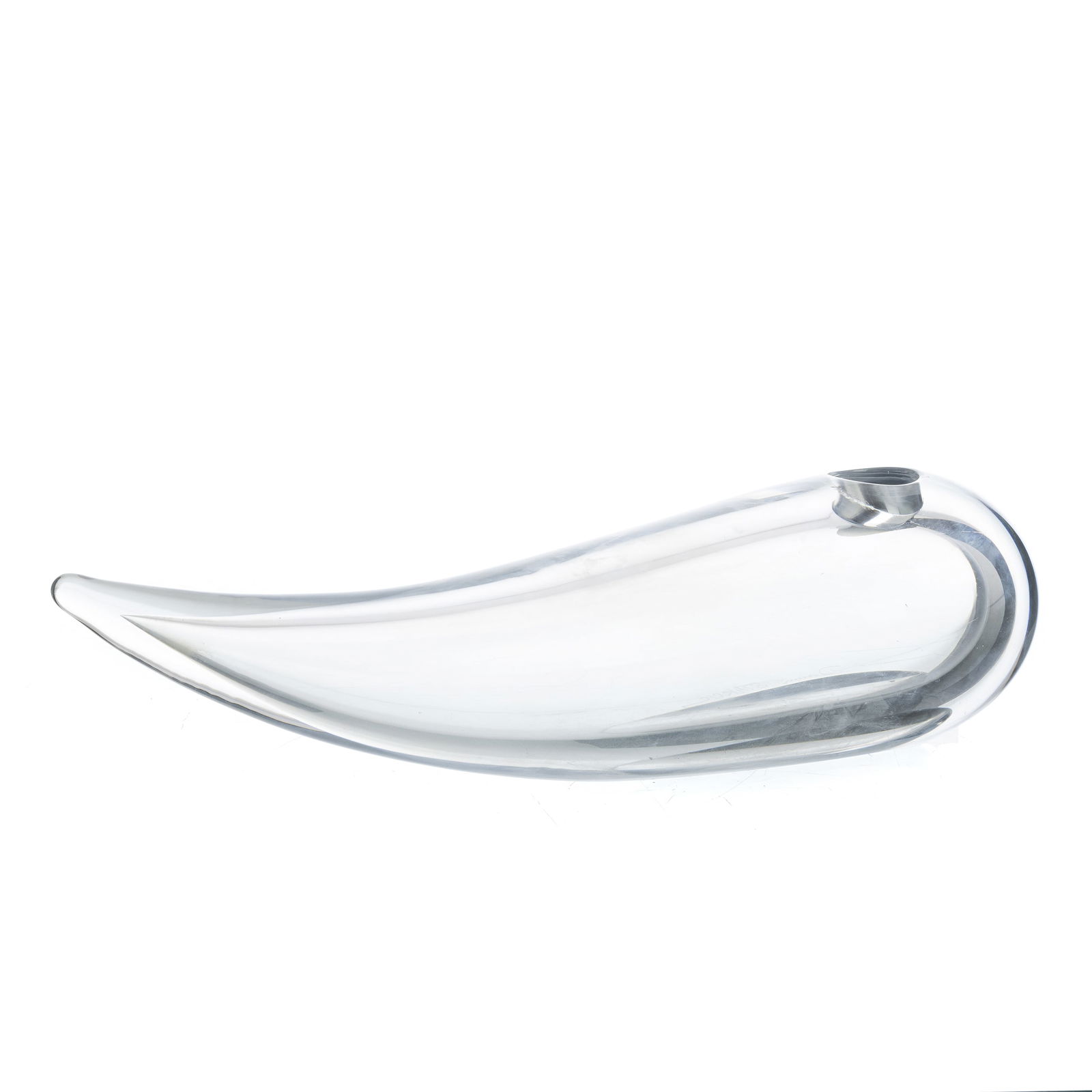 PHILIPPE STARCK (b.1949) - 'Etranget? N?3' glass flower vase: France, c.1988, blown glass solitary vase, manufactured by Daum. Signed and marked on the base. Signs of use. Dim.: 35cm.