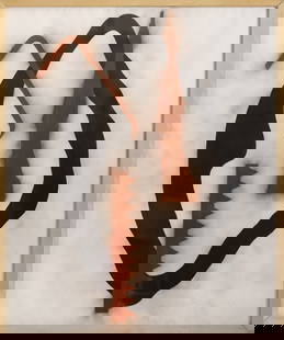 PIRES VIEIRA (b.1950) - 'Untitled': Mixed media on paper, signed and dated 1997/98. Framed. Dim.: 180x150cm.
