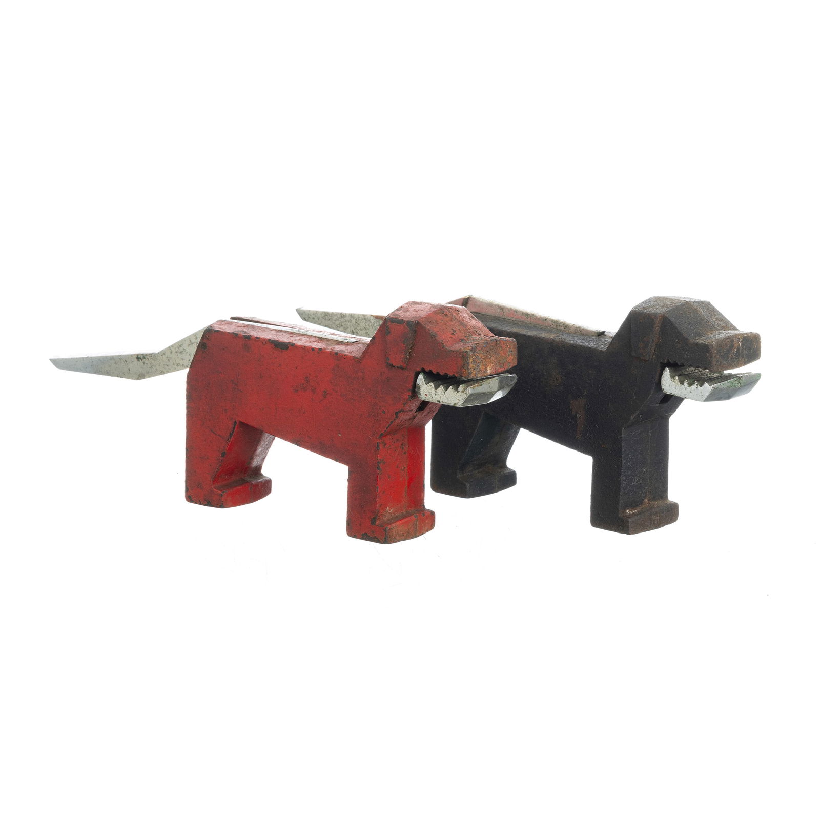 Two 'dog' art deco nutcrackers (1 of 1)