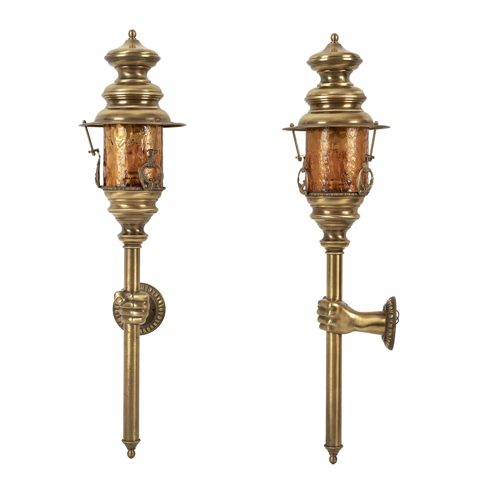 PORTUGUESE WORK, c.1970 - Pair of wall sconces (1 of 1)