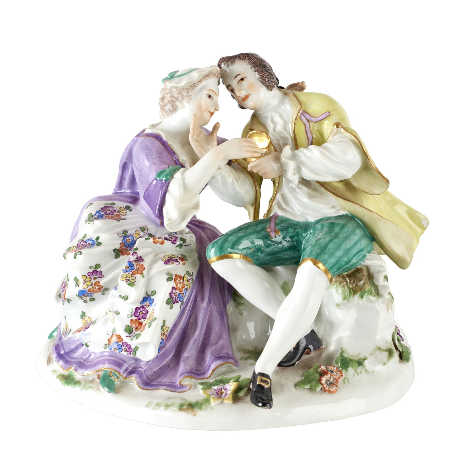 Sculptural group in Meissen porcelain (1 of 1)