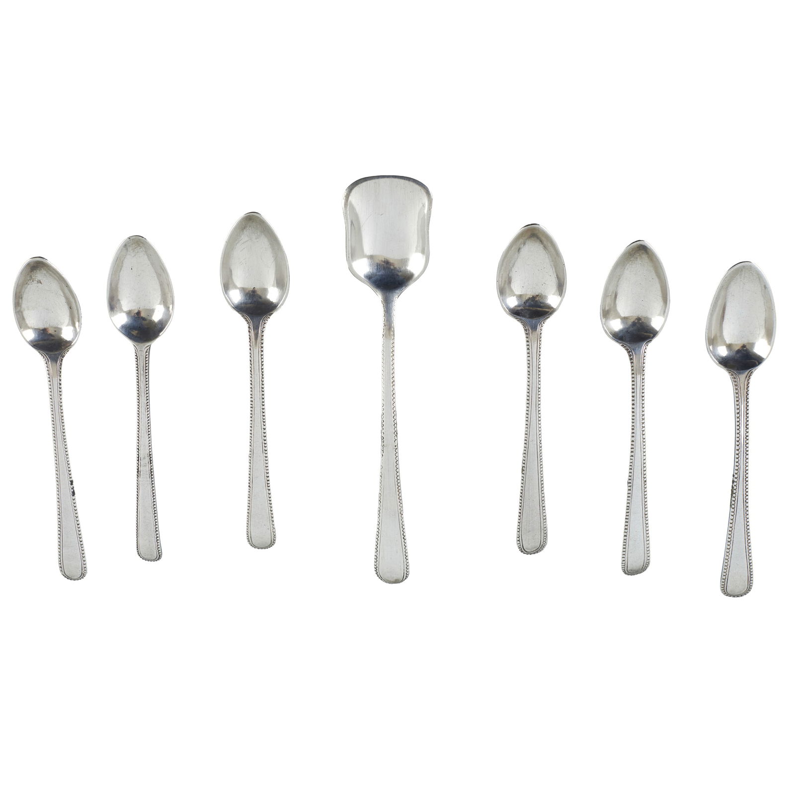 Set of seven silver spoons (1 of 1)